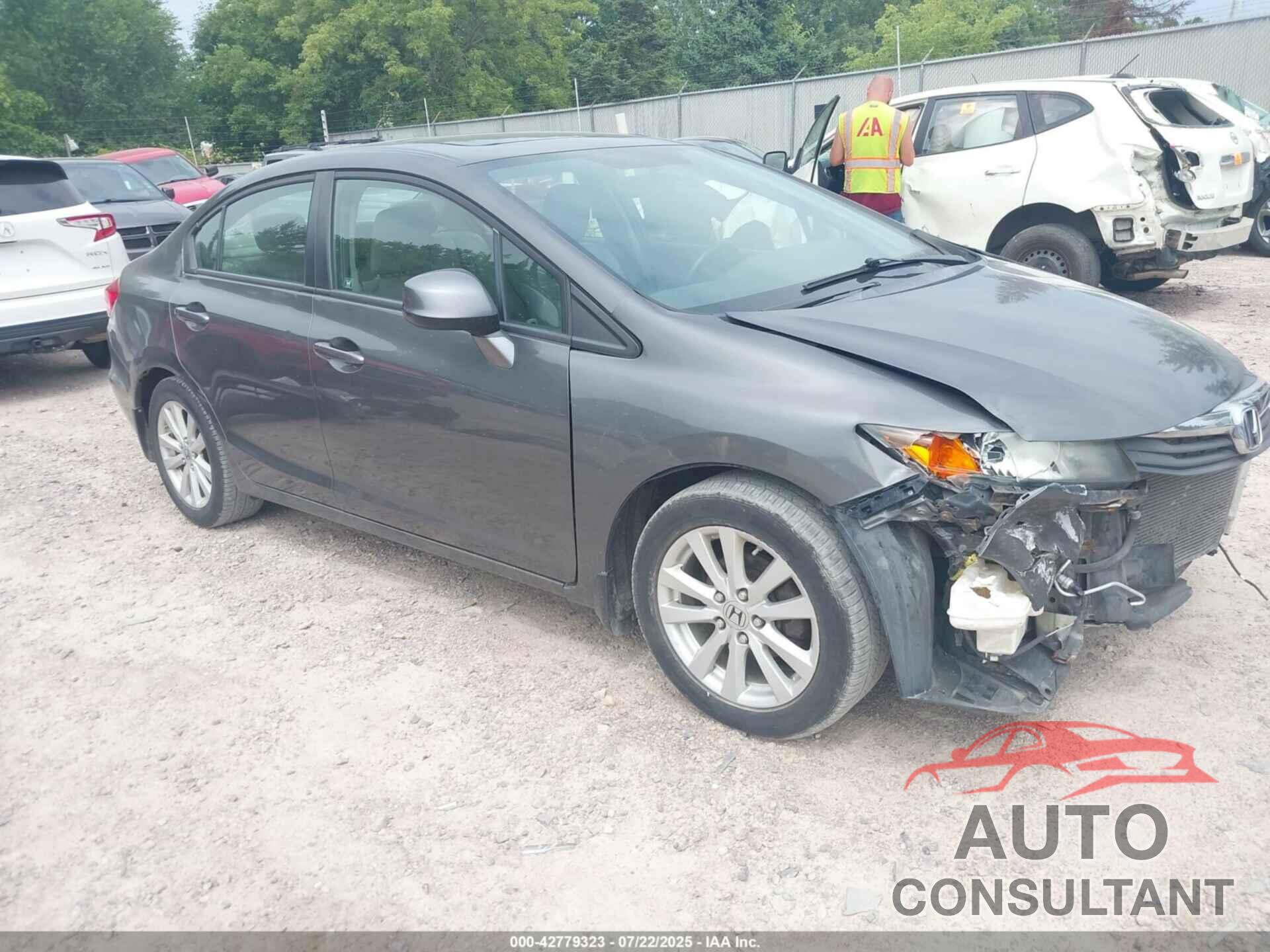 HONDA CIVIC 2012 - 2HGFB2F9XCH592059