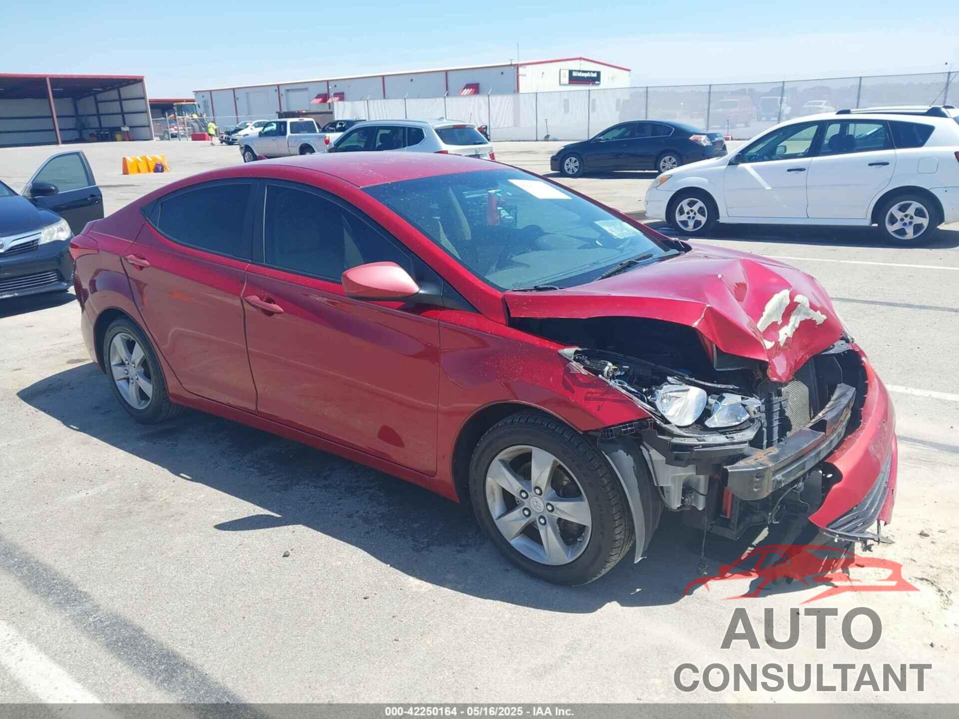 HYUNDAI ELANTRA 2013 - KMHDH4AE0DU716242