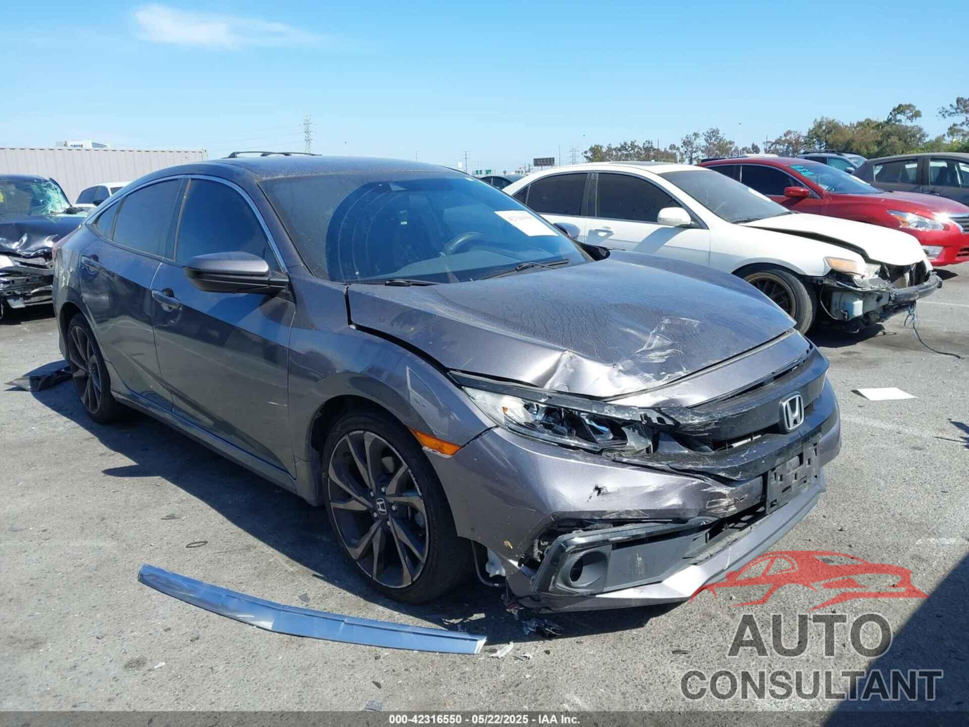 HONDA CIVIC 2019 - 2HGFC2F80KH575080