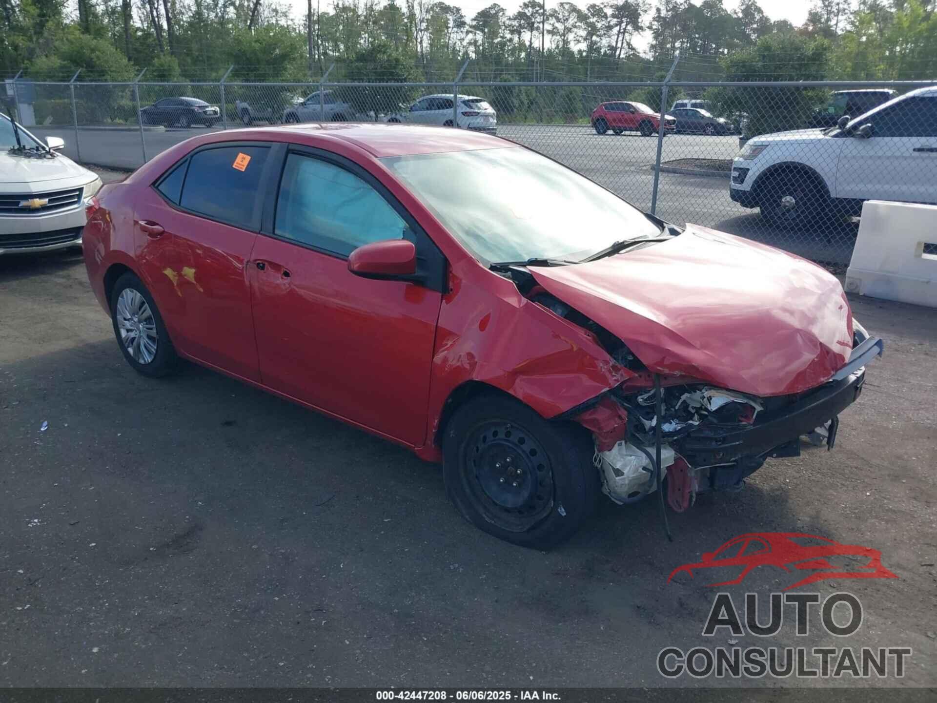 TOYOTA COROLLA 2015 - 2T1BURHE0FC287310