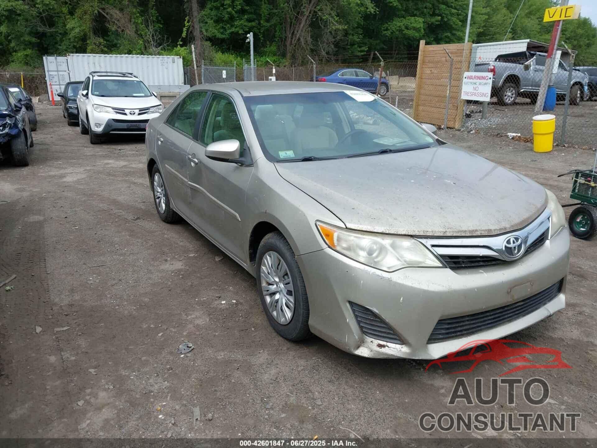 TOYOTA CAMRY 2013 - 4T1BF1FK8DU279956