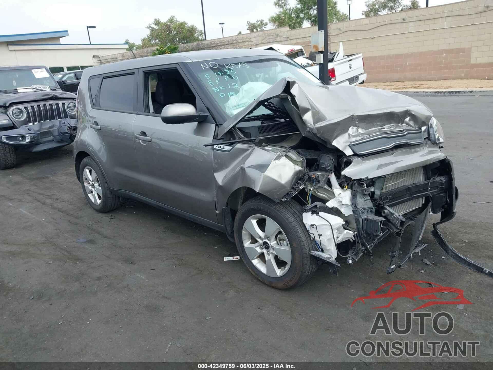 KIA SOUL 2018 - KNDJN2A28J7609413