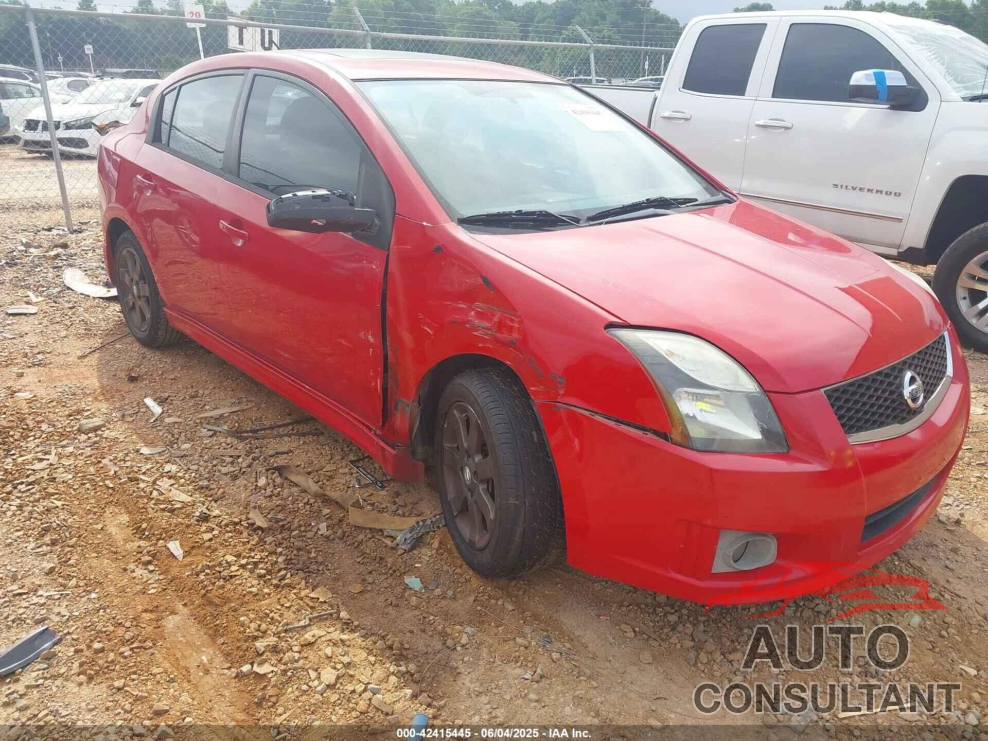 NISSAN SENTRA 2012 - 3N1AB6AP6CL728753