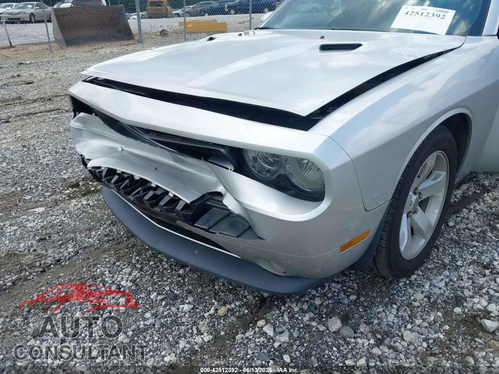 DODGE CHALLENGER 2012 - 2C3CDYAG3CH243592
