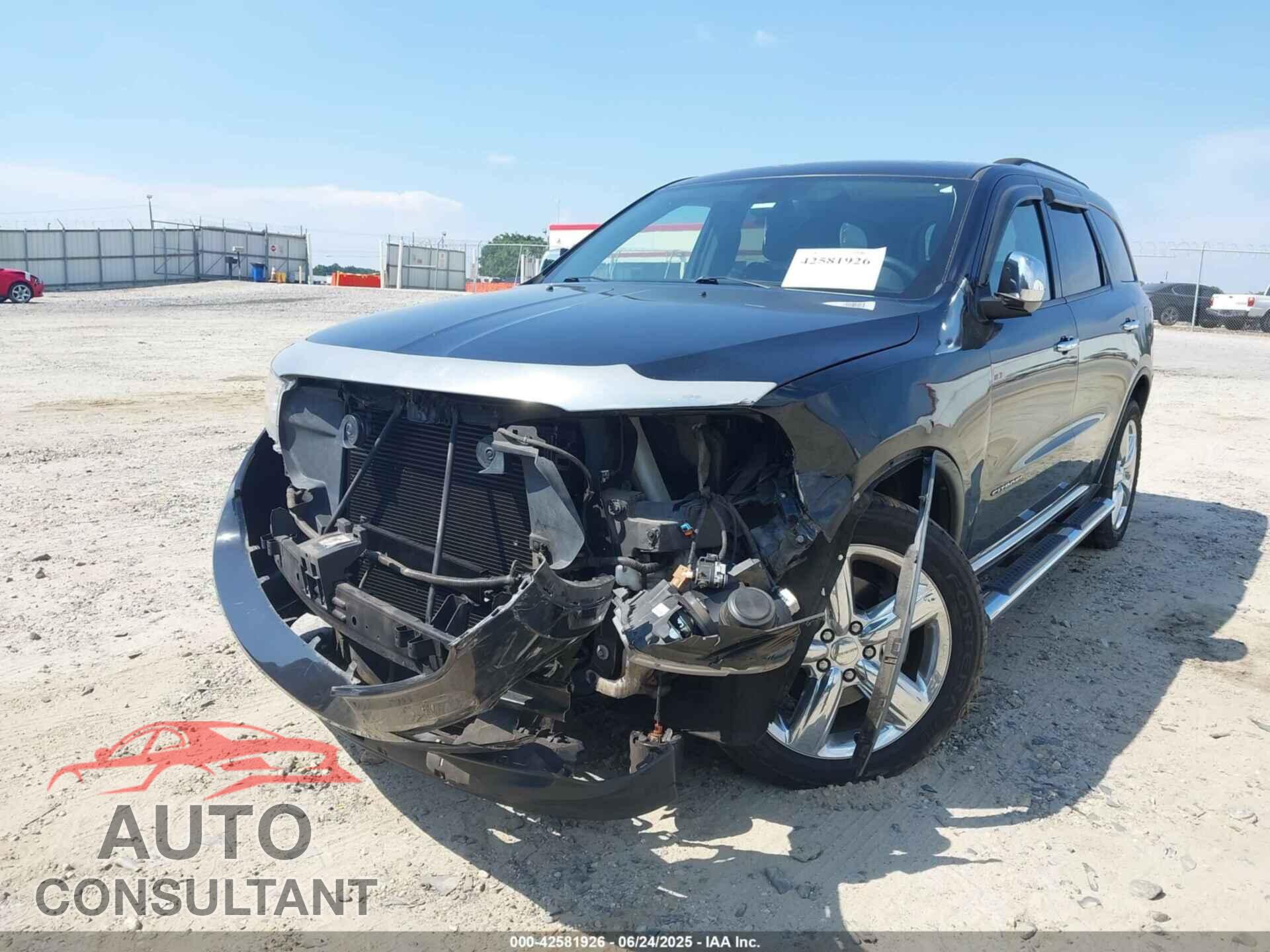 DODGE DURANGO 2012 - 1C4SDHET0CC112539
