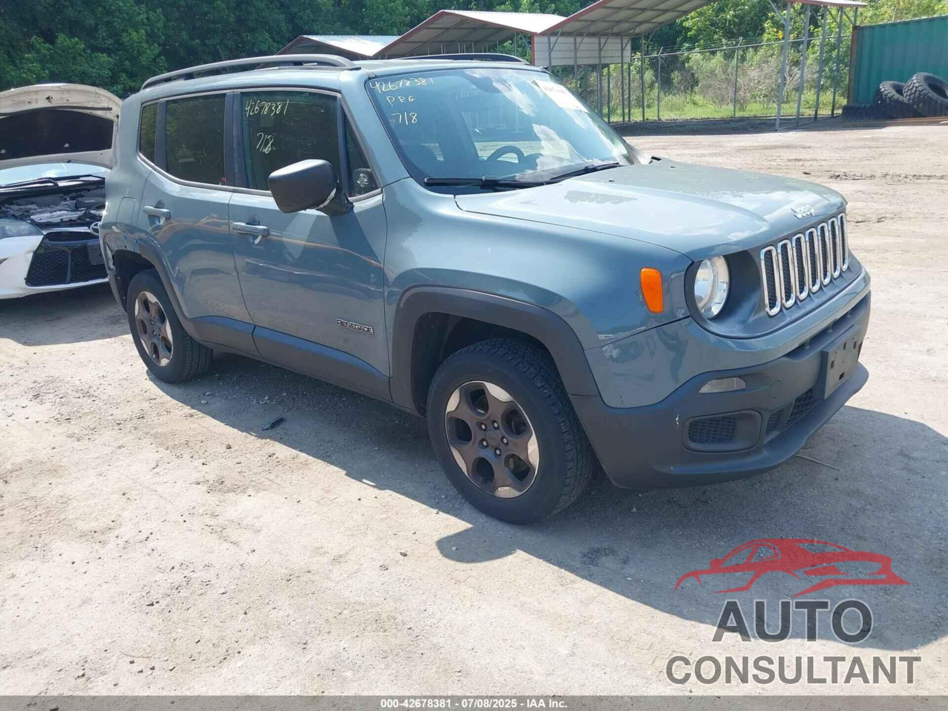 JEEP RENEGADE 2016 - ZACCJBAT9GPE17202