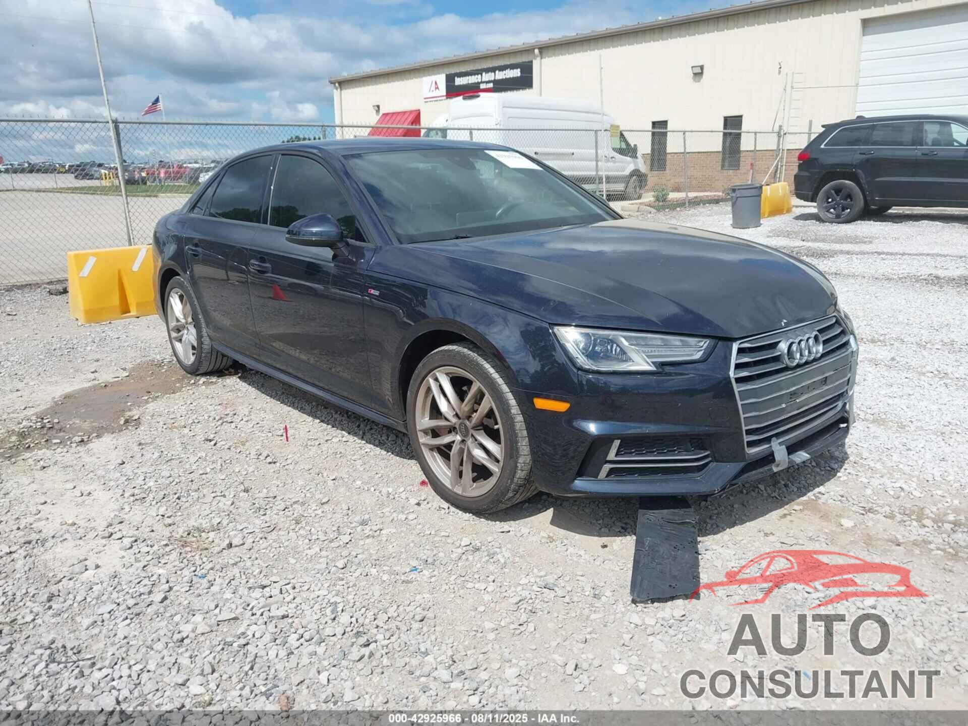 AUDI A4 2017 - WAUKMAF43HN056104