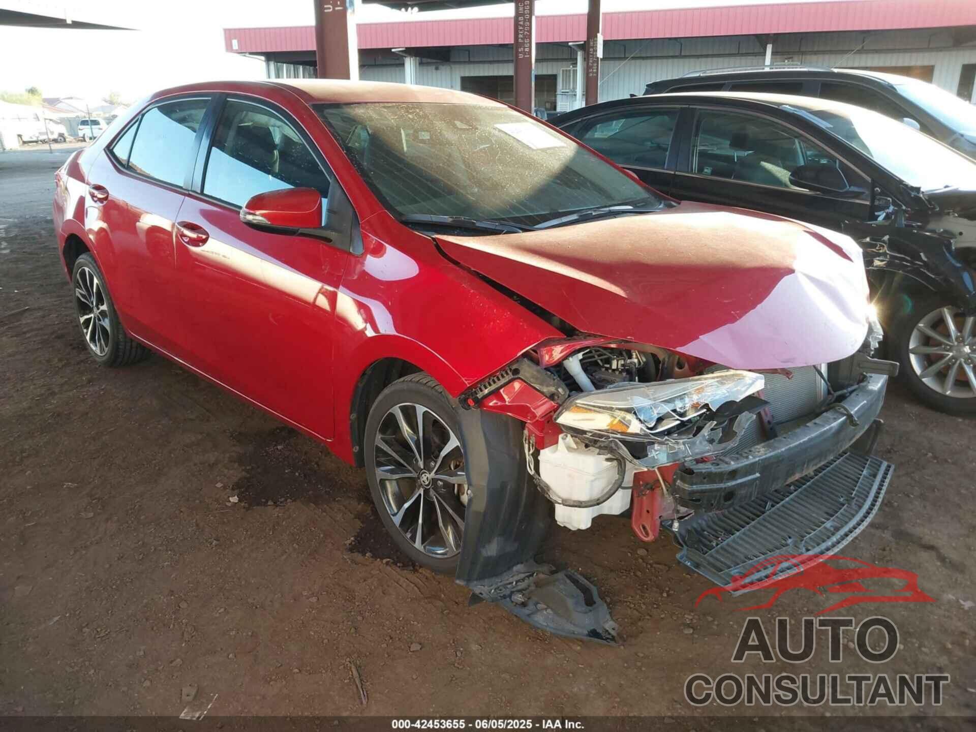 TOYOTA COROLLA 2017 - 2T1BURHE3HC875110