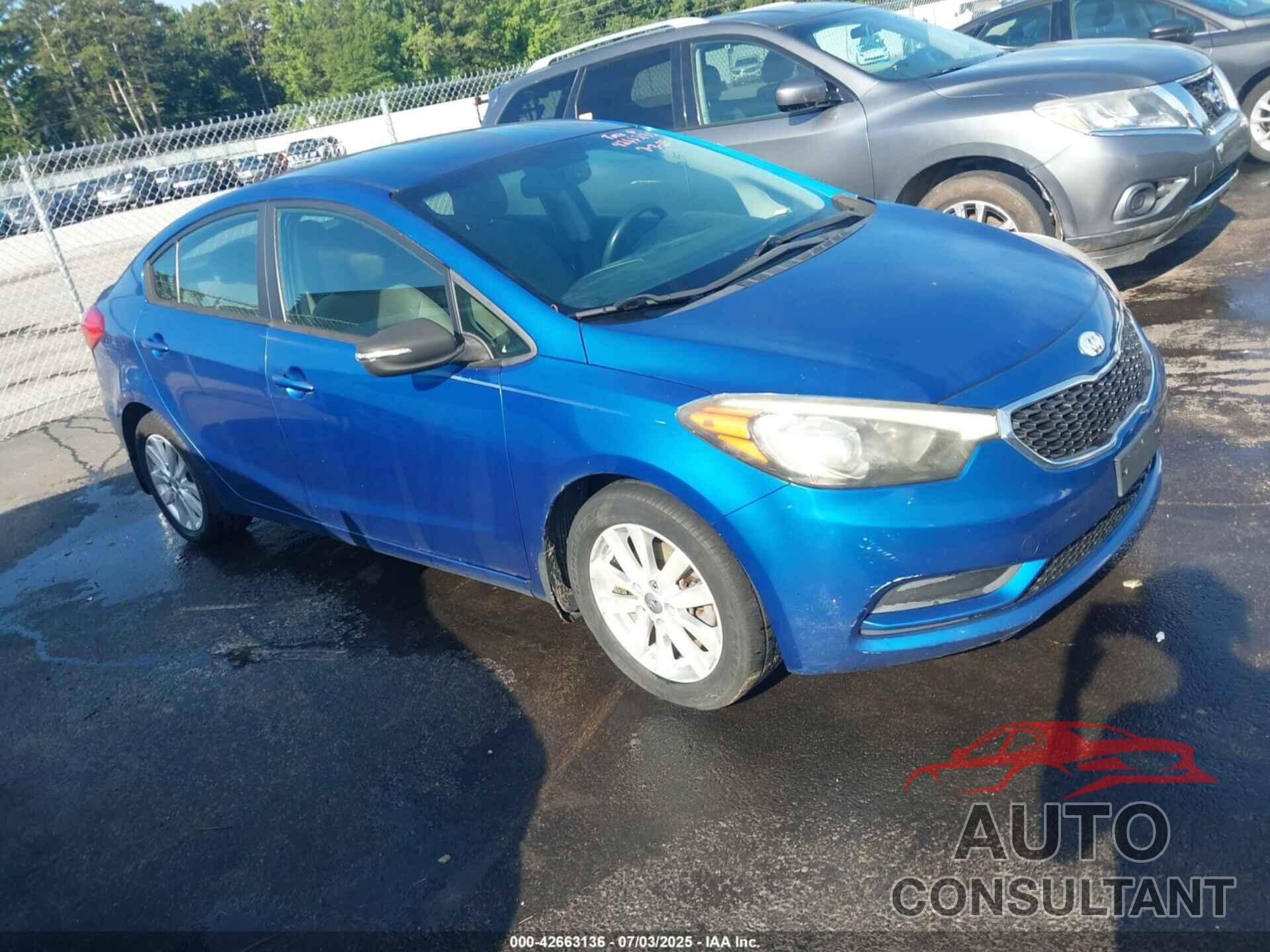 KIA FORTE 2014 - KNAFX4A6XE5135476