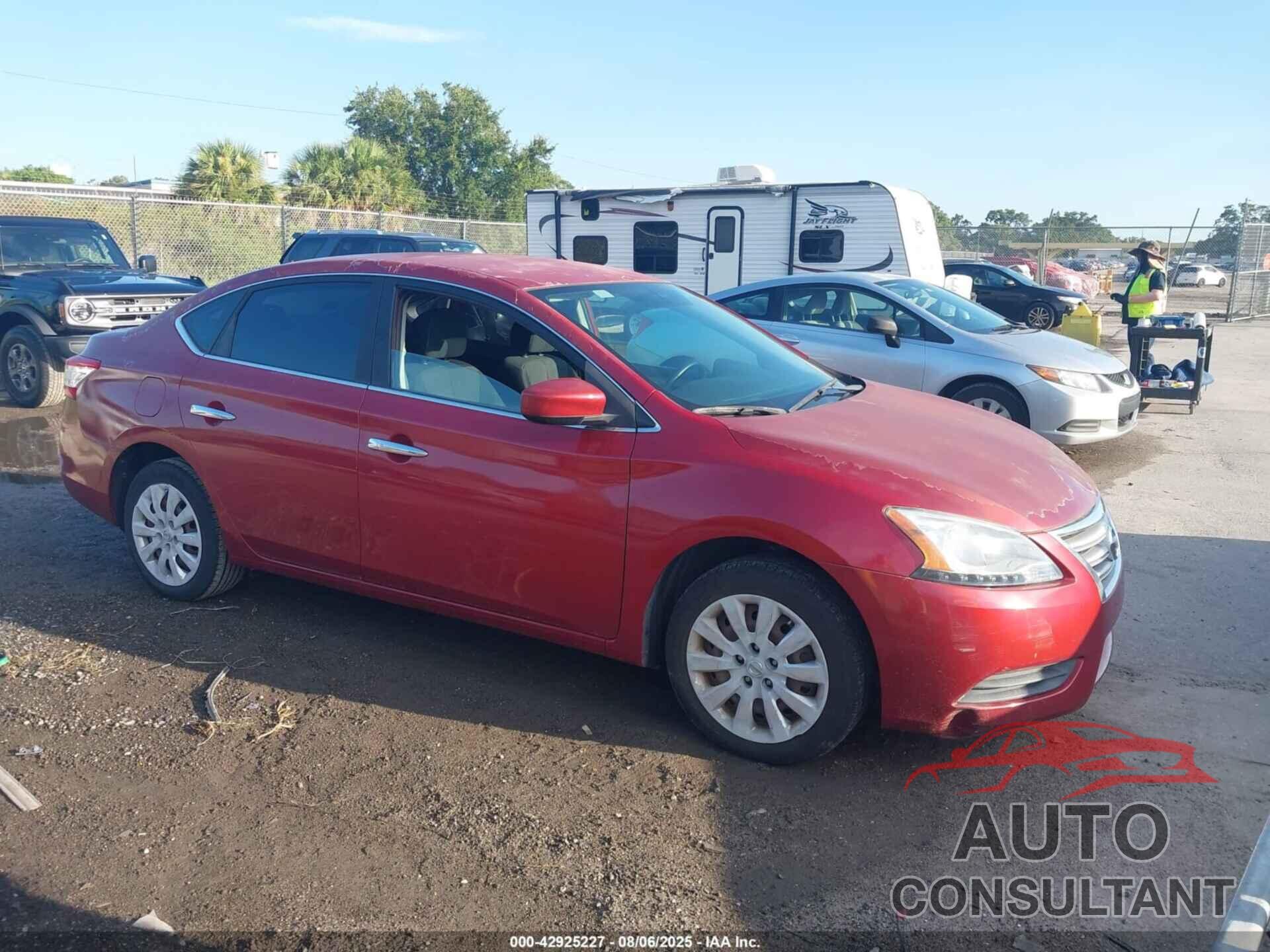 NISSAN SENTRA 2015 - 3N1AB7AP0FY213194