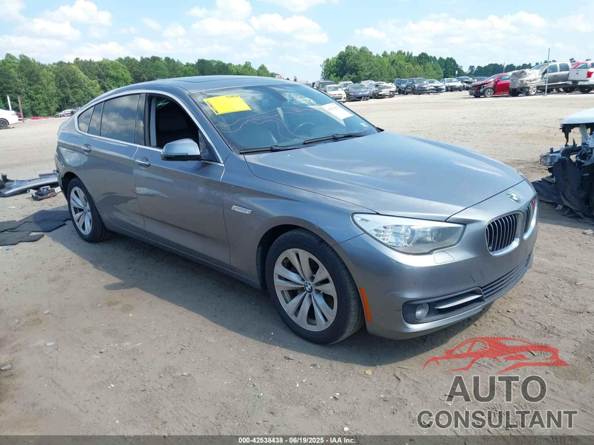 BMW 535I GRAN TURISMO 2016 - WBA5M2C56GG498961
