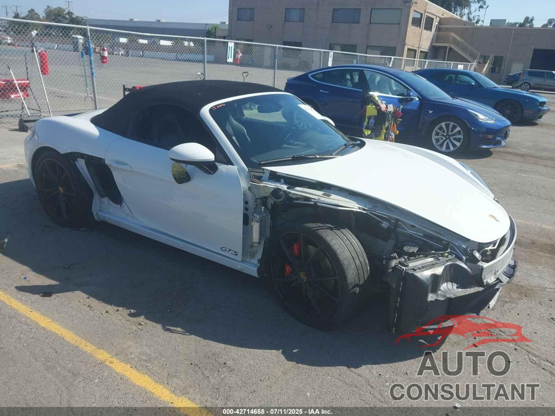 PORSCHE 718 BOXSTER 2019 - WP0CB2A8XKS228179