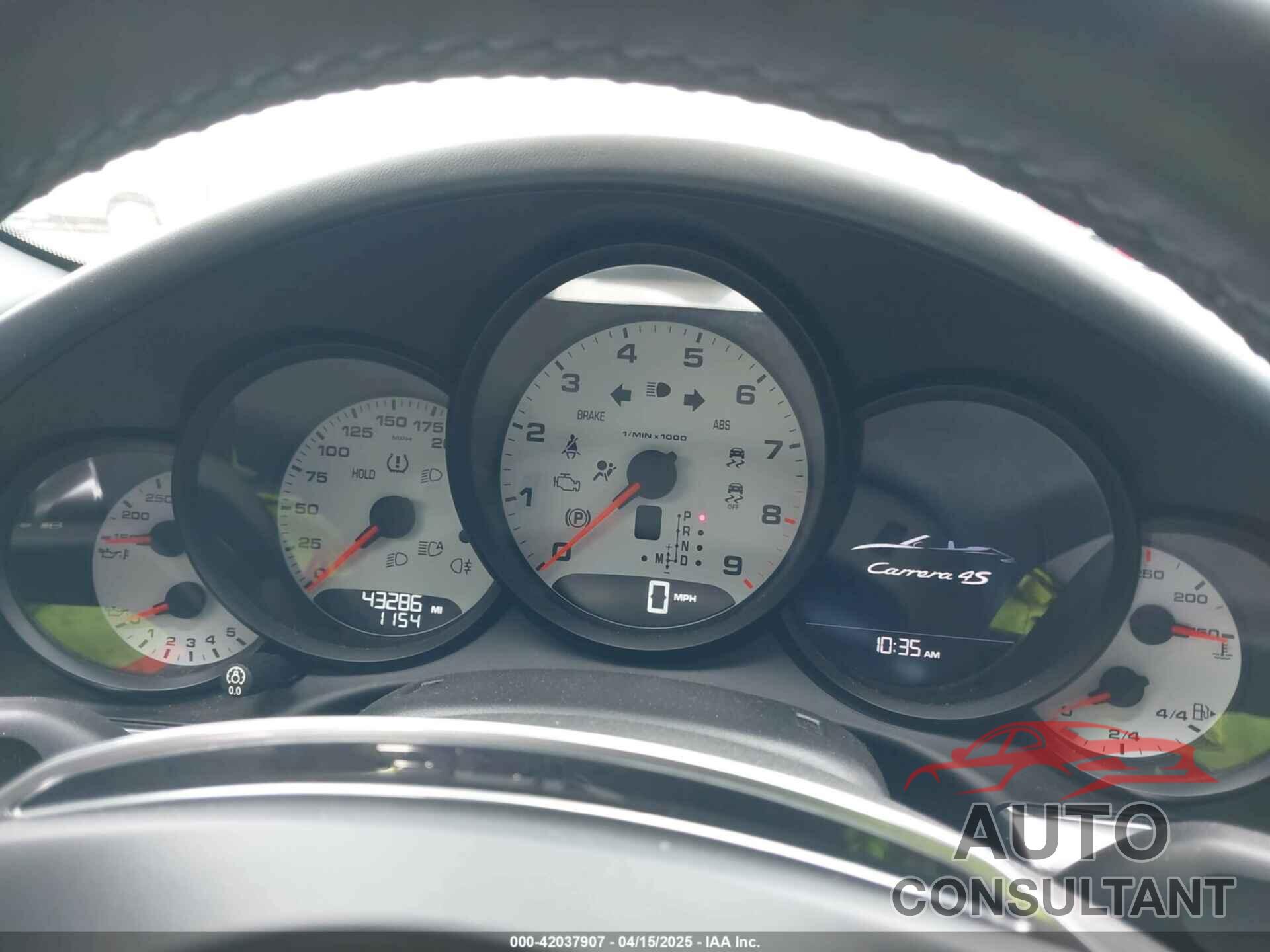 PORSCHE 911 2015 - WP0CB2A93FS143179