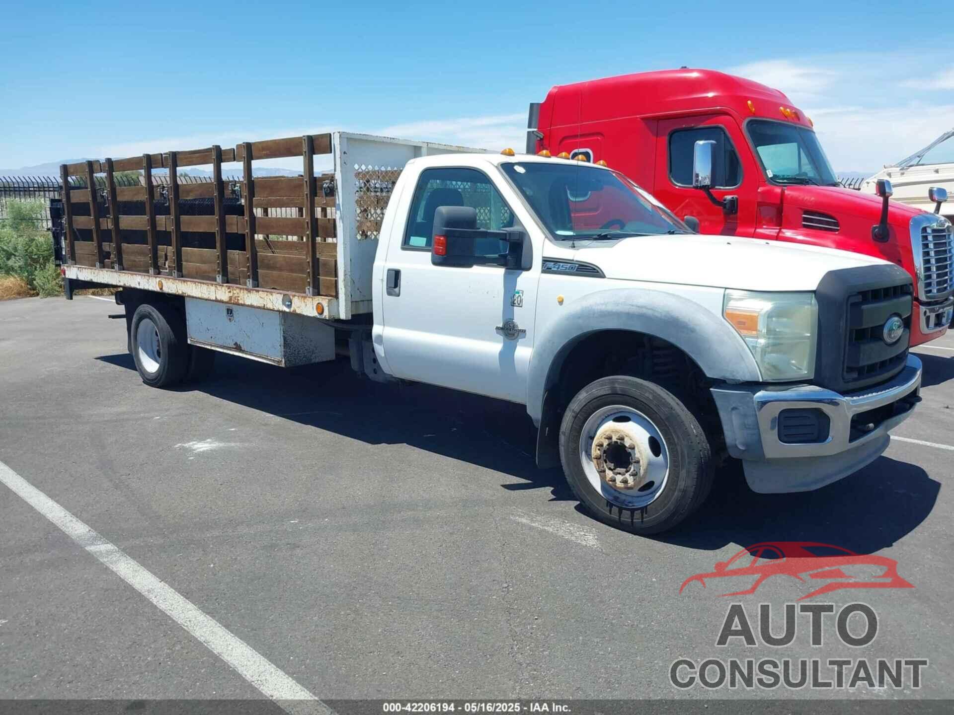 FORD F-450 CHASSIS 2011 - 1FDUF4GT8BEA21445