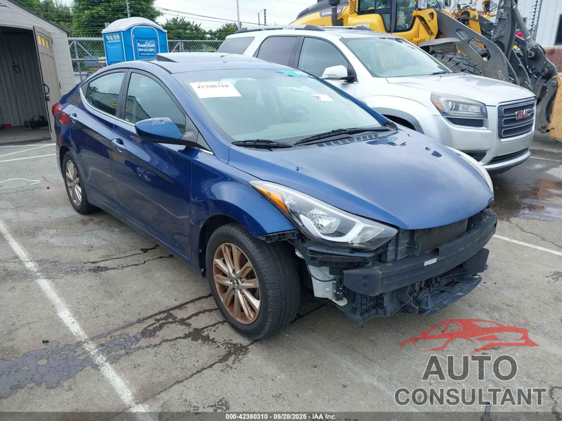 HYUNDAI ELANTRA 2015 - 5NPDH4AE2FH571187