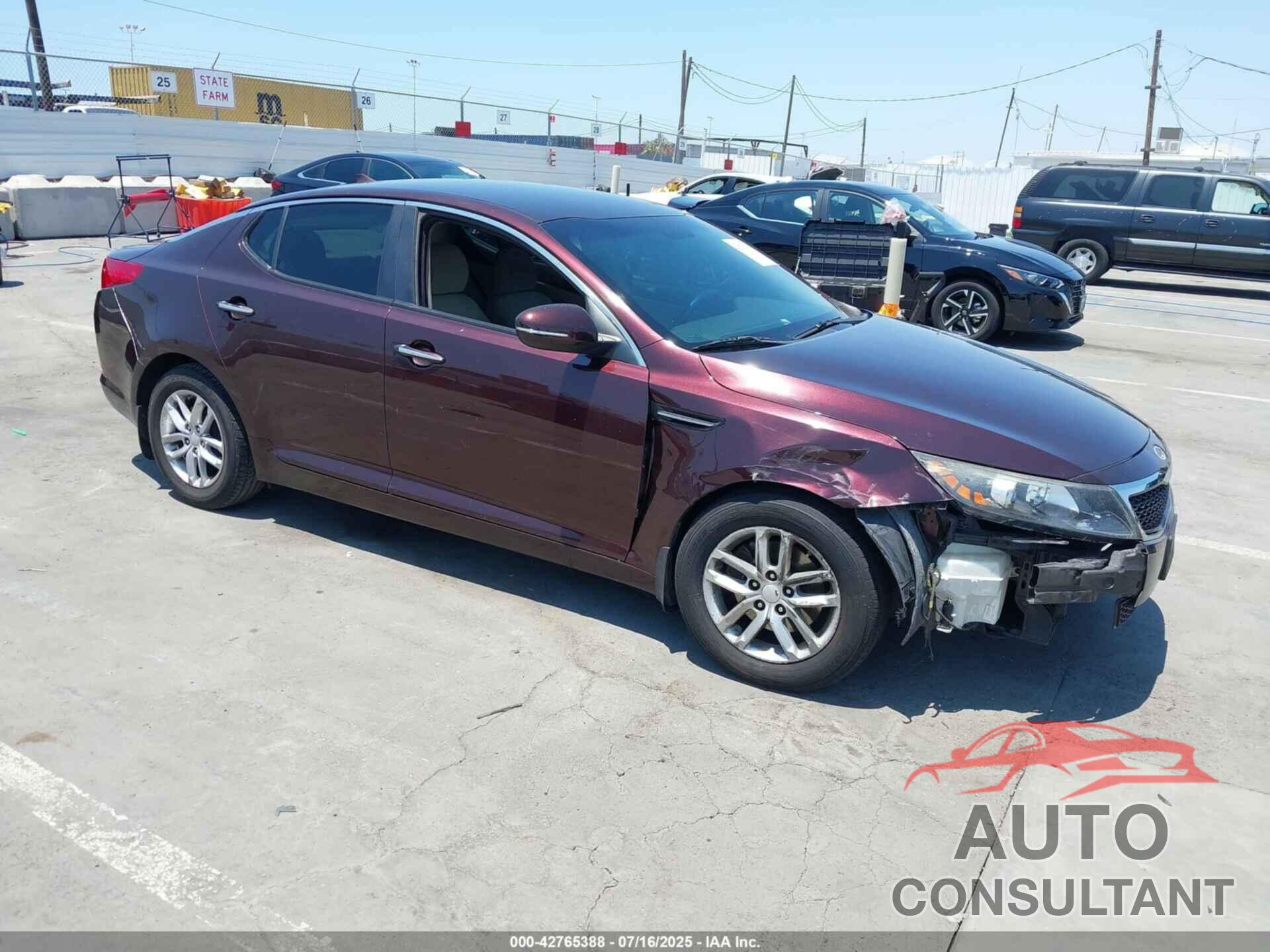 KIA OPTIMA 2013 - 5XXGM4A72DG131750