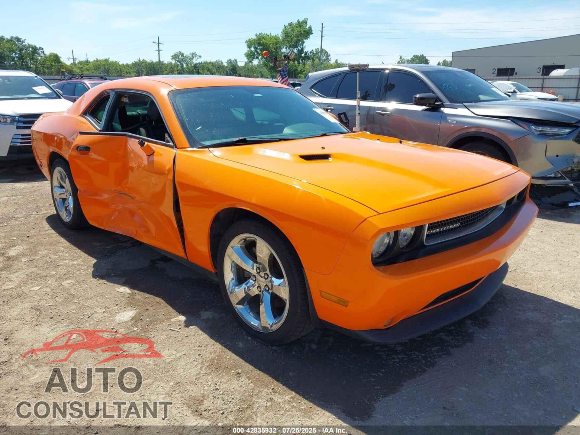 DODGE CHALLENGER 2012 - 2C3CDYAG5CH130453