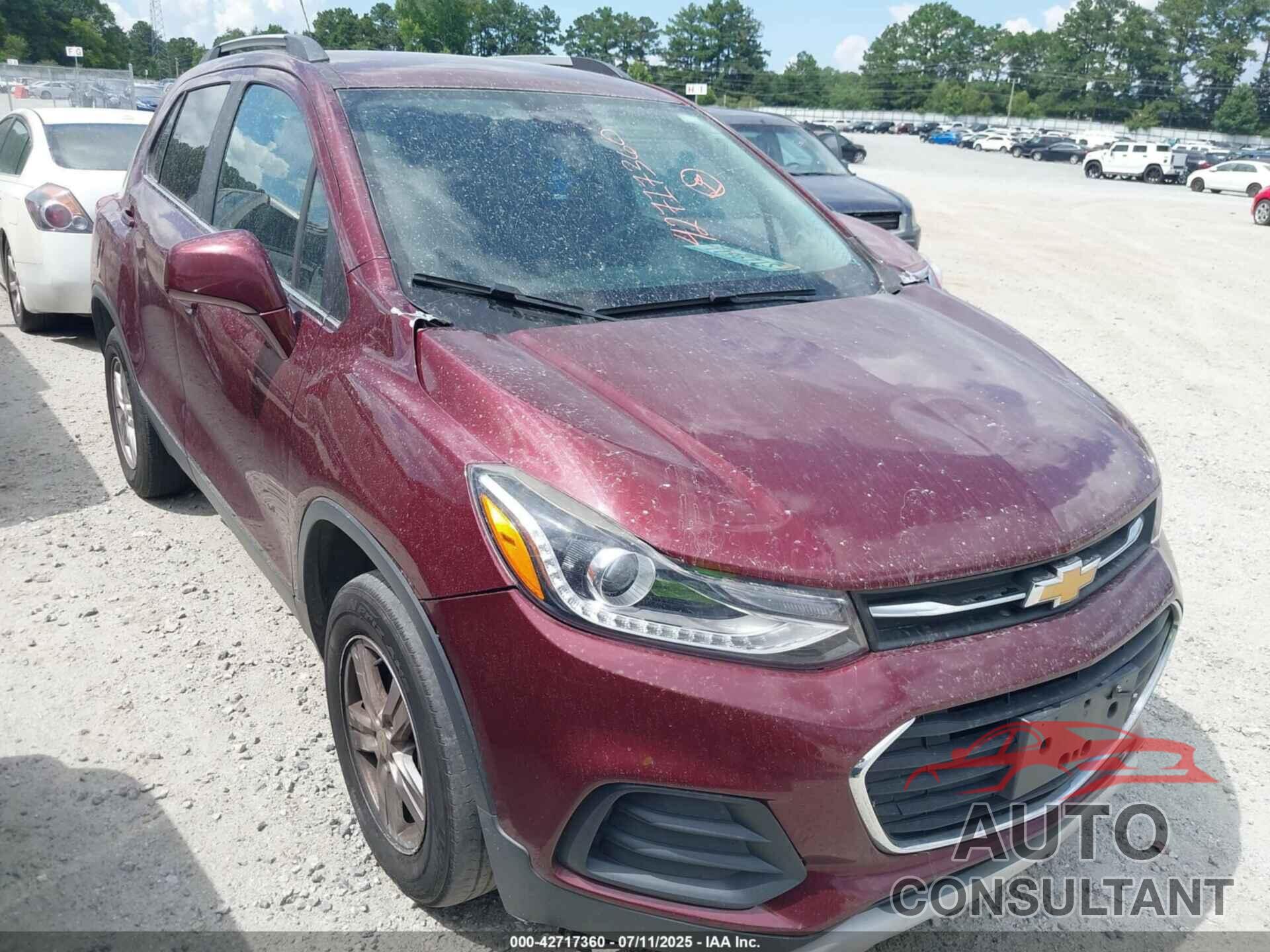 CHEVROLET TRAX 2017 - 3GNCJPSB8HL254093