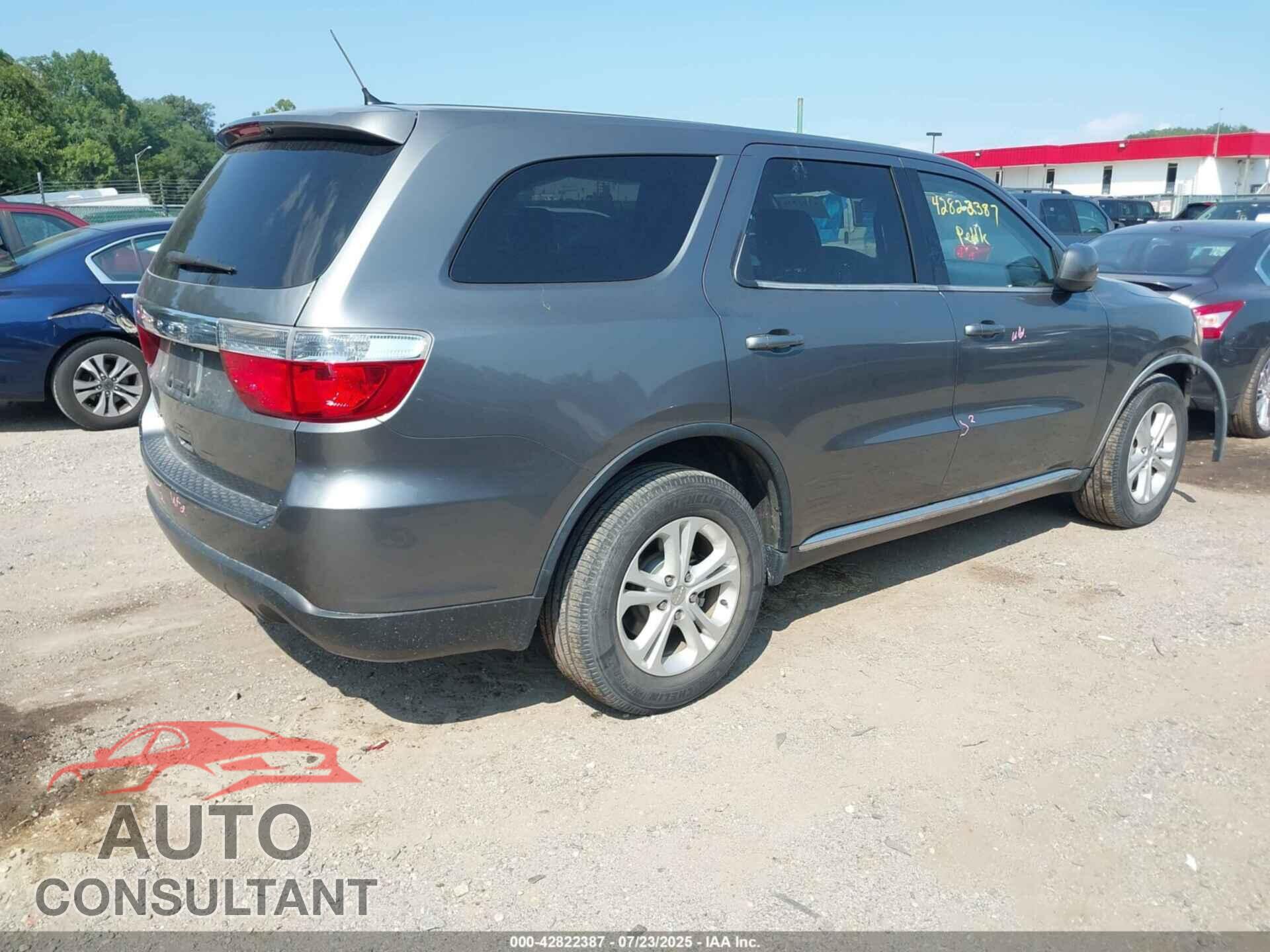 DODGE DURANGO 2012 - 1C4RDJAG1CC207237