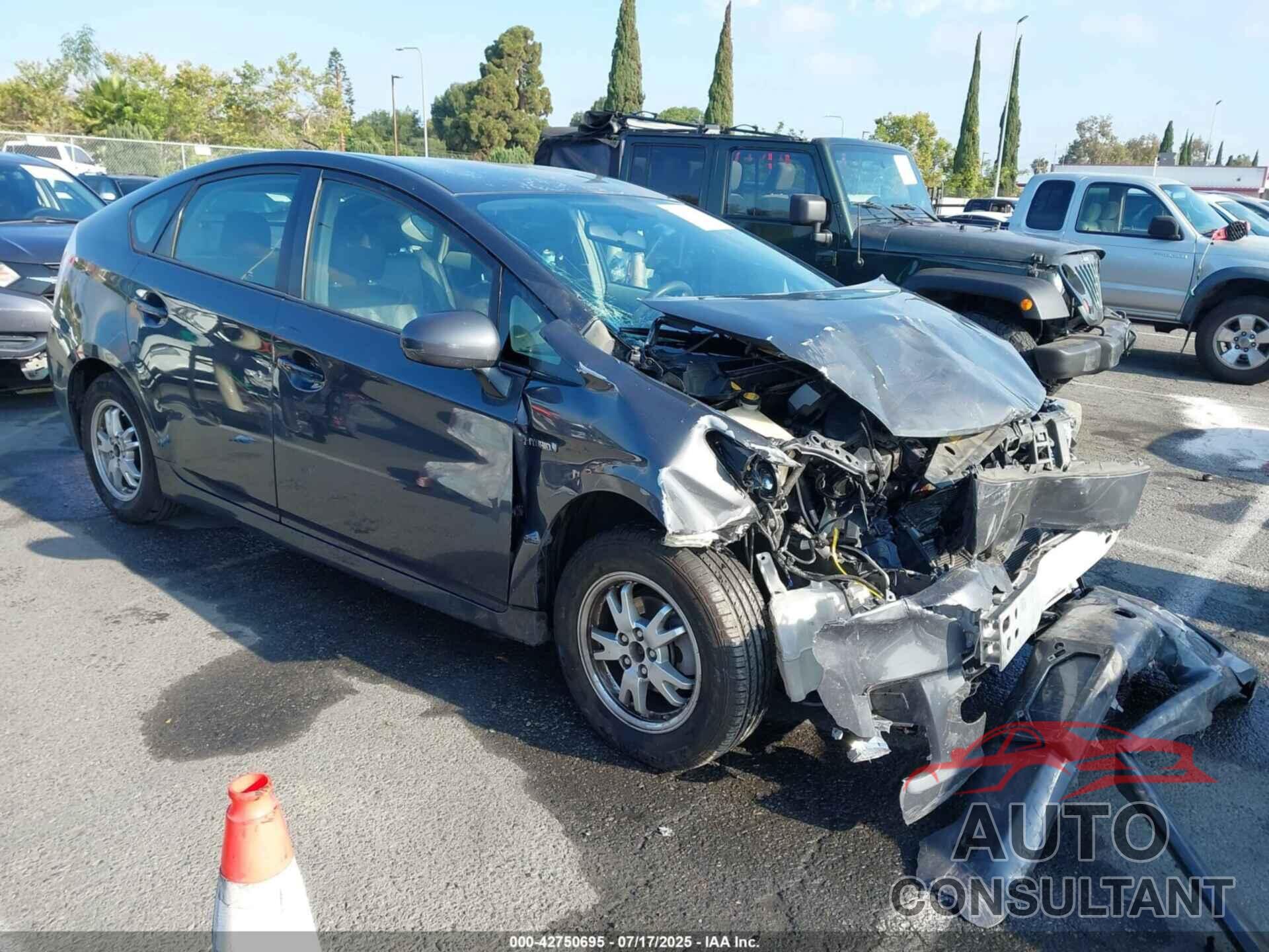 TOYOTA PRIUS 2010 - JTDKN3DU7A0010891