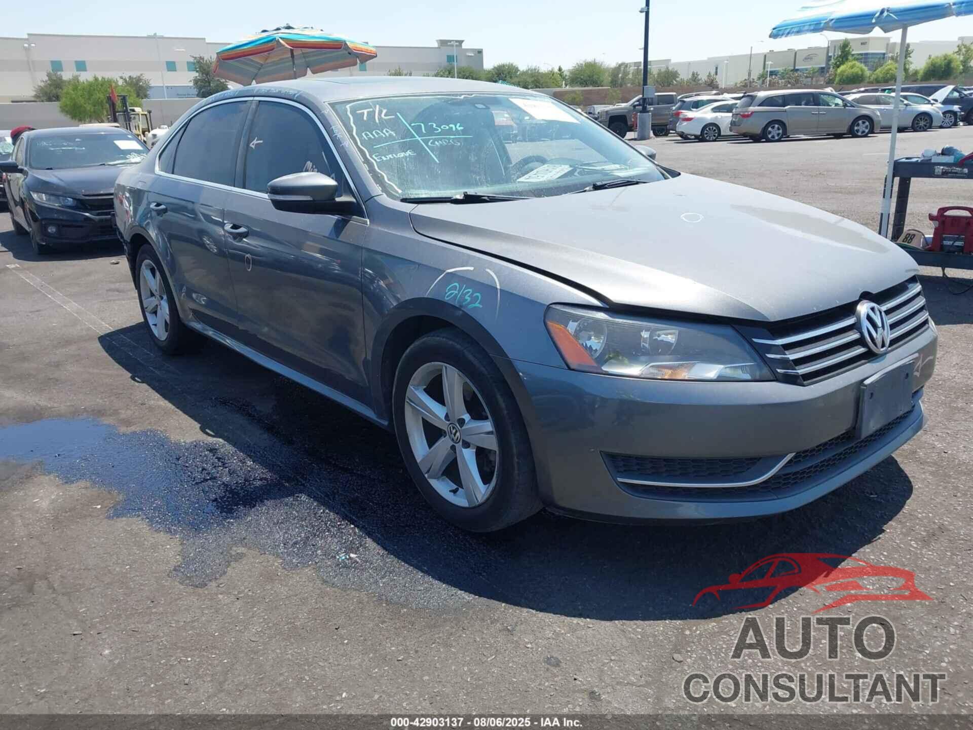 VOLKSWAGEN PASSAT 2013 - 1VWBP7A3XDC135462