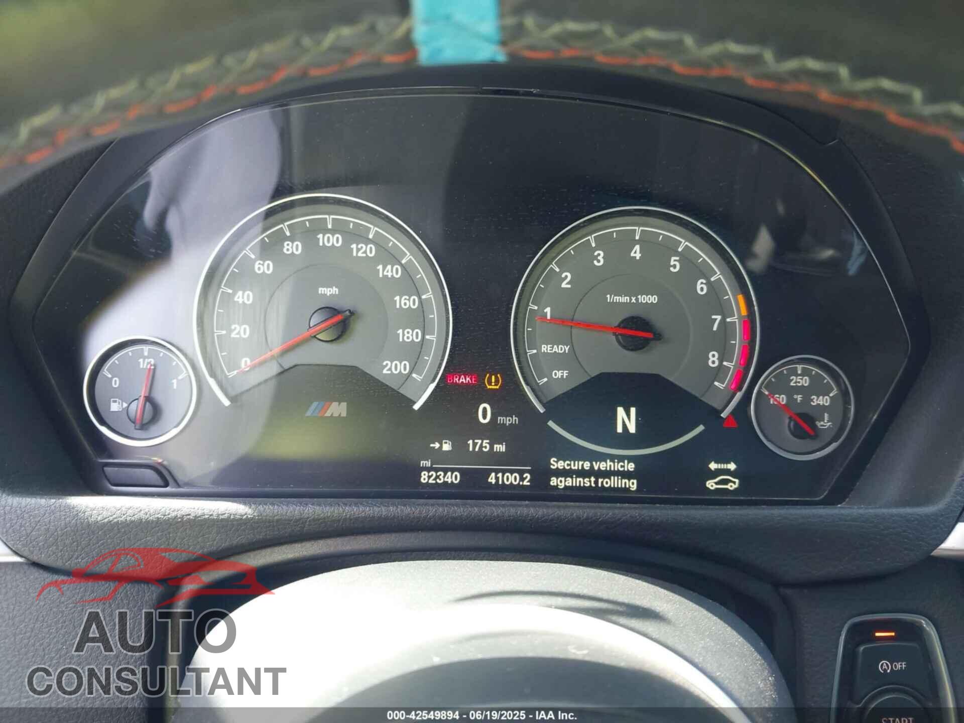 BMW M3 2016 - WBS8M9C50G5D30278