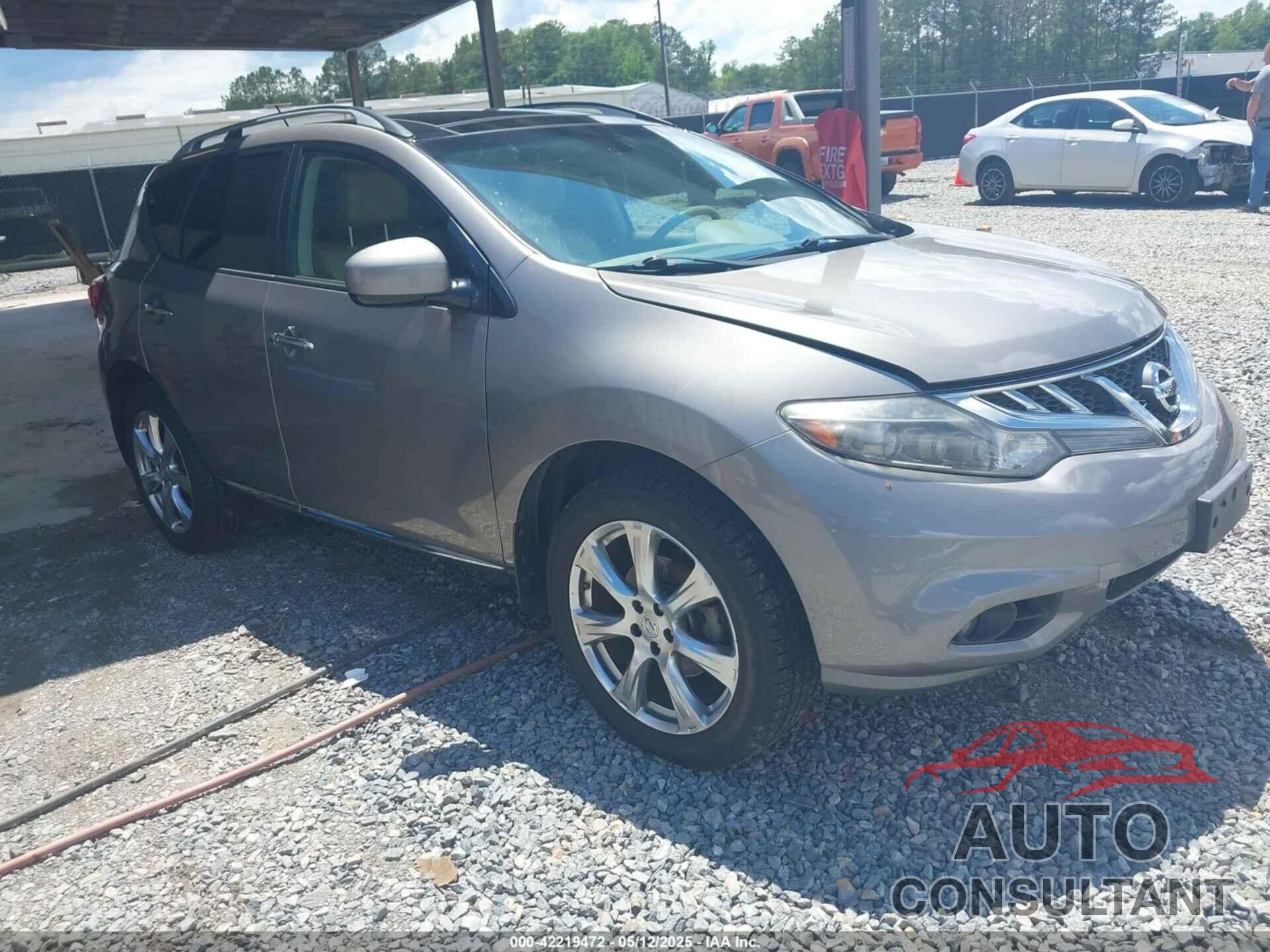 NISSAN MURANO 2012 - JN8AZ1MU4CW111671
