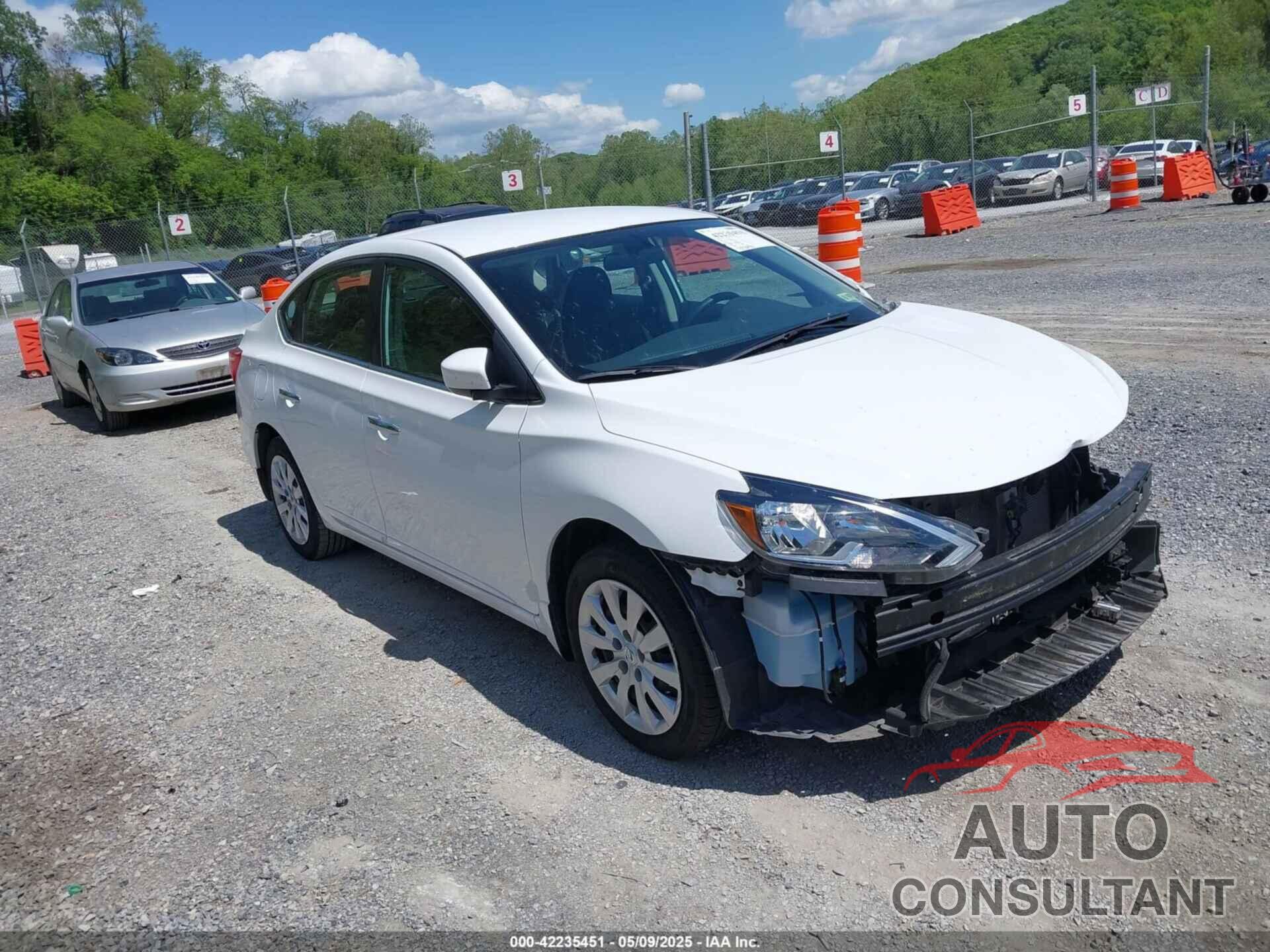 NISSAN SENTRA 2019 - 3N1AB7AP9KY386660