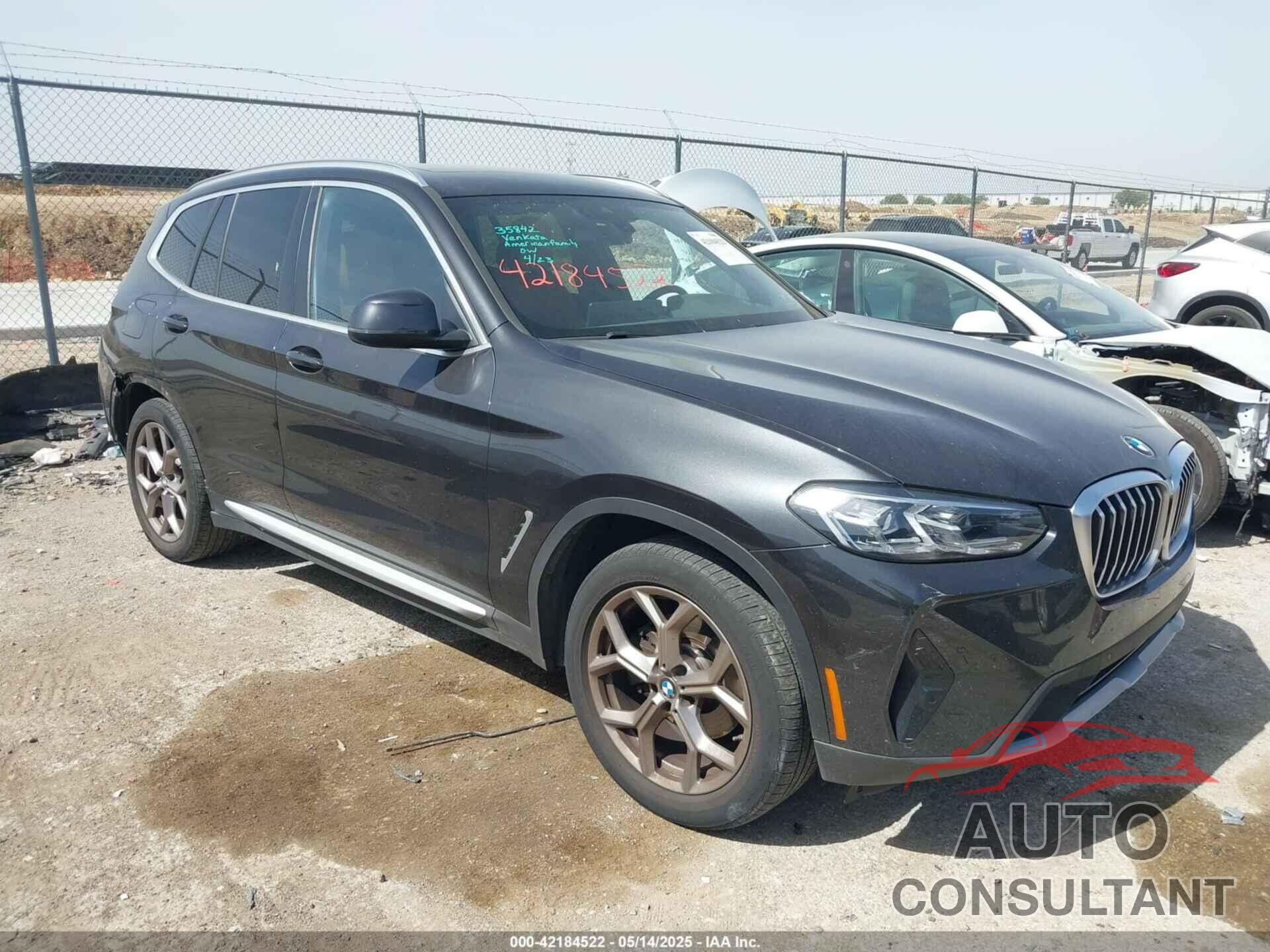 BMW X3 2022 - WBX57DP09NN168196