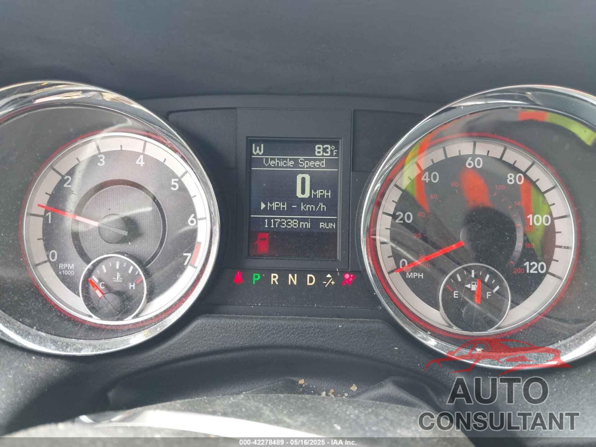 DODGE GRAND CARAVAN 2017 - 2C4RDGEG2HR681113