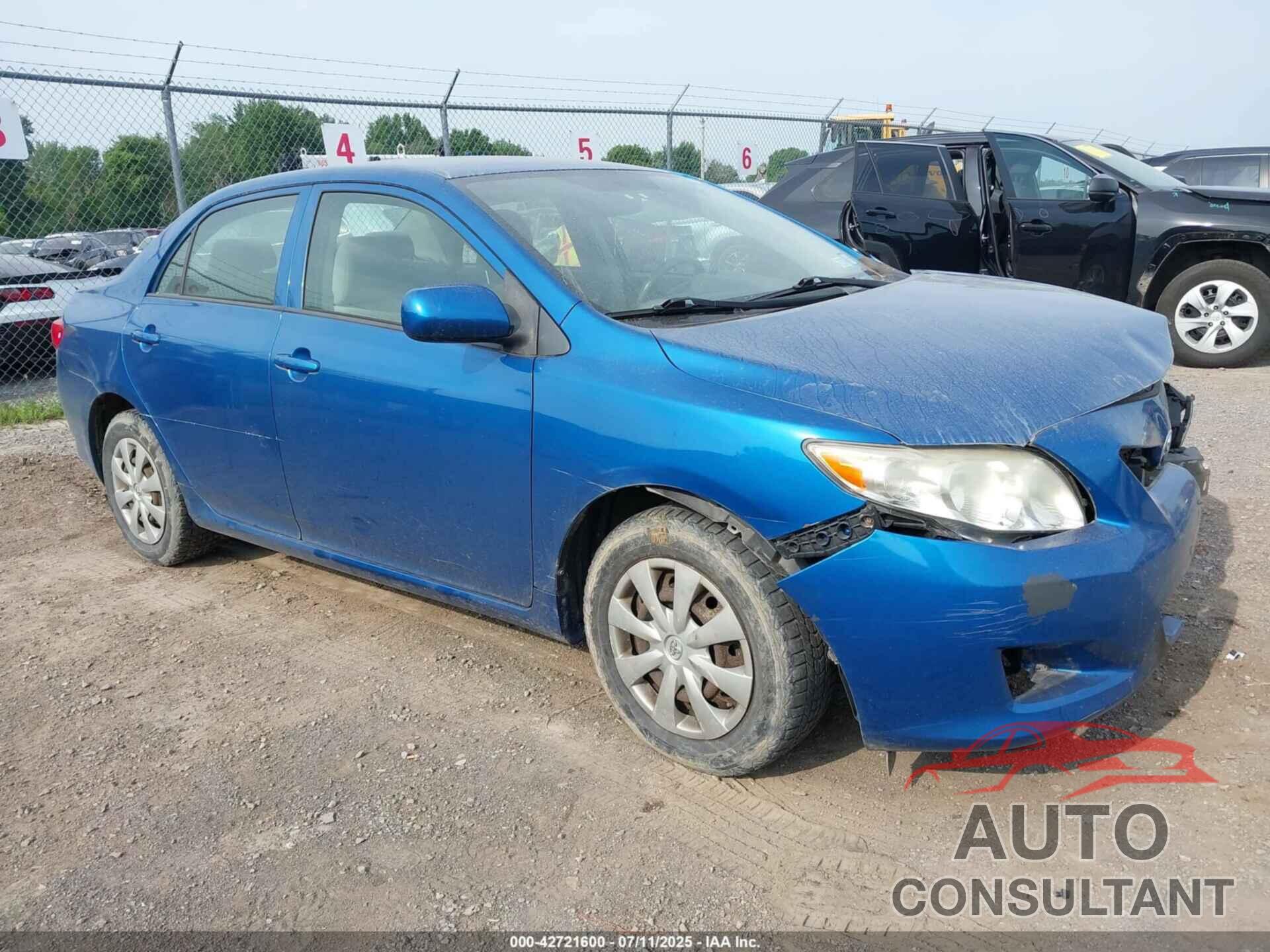 TOYOTA COROLLA 2009 - JTDBL40E799035081