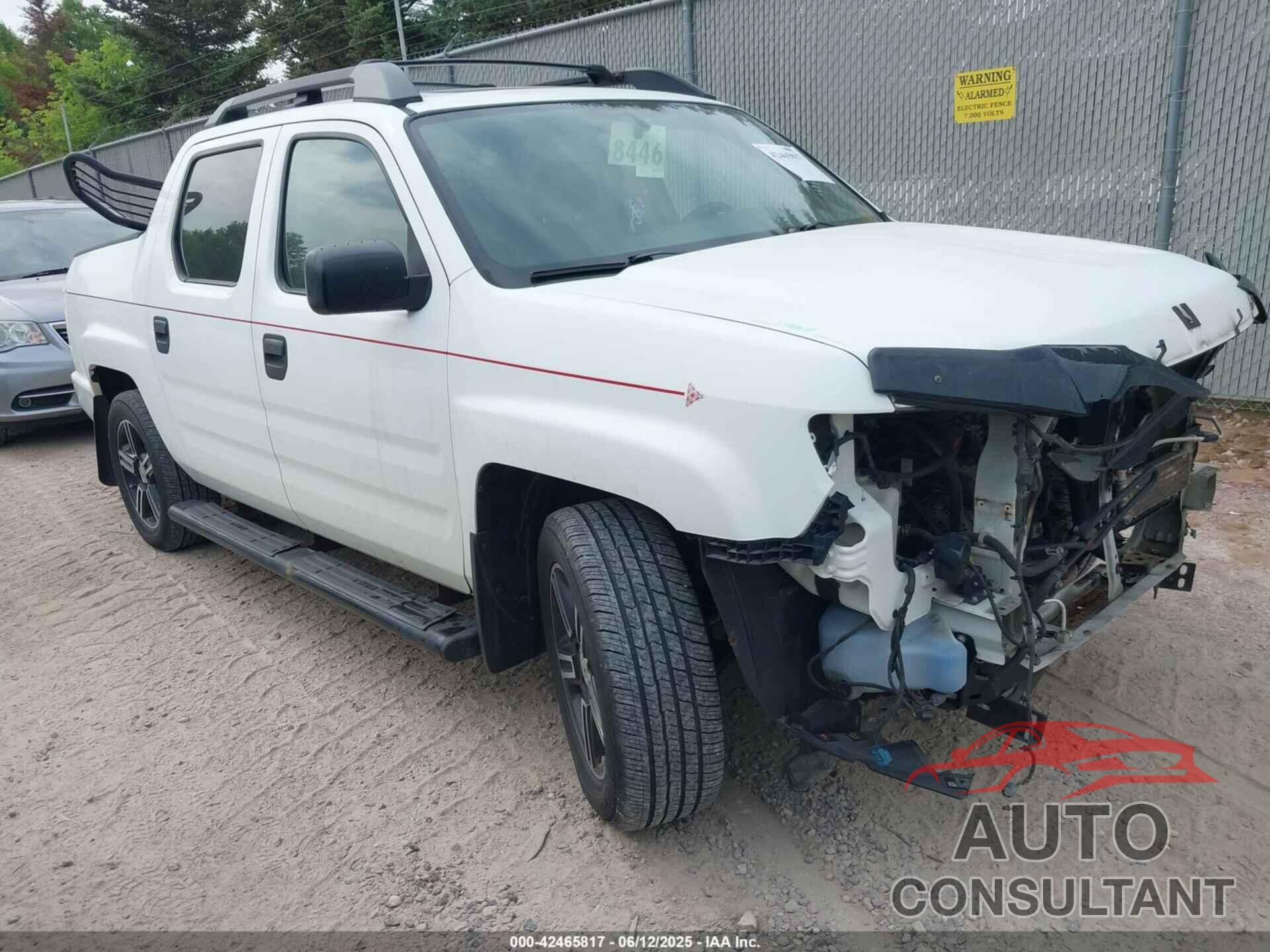 HONDA RIDGELINE 2013 - 5FPYK1F58DB018542