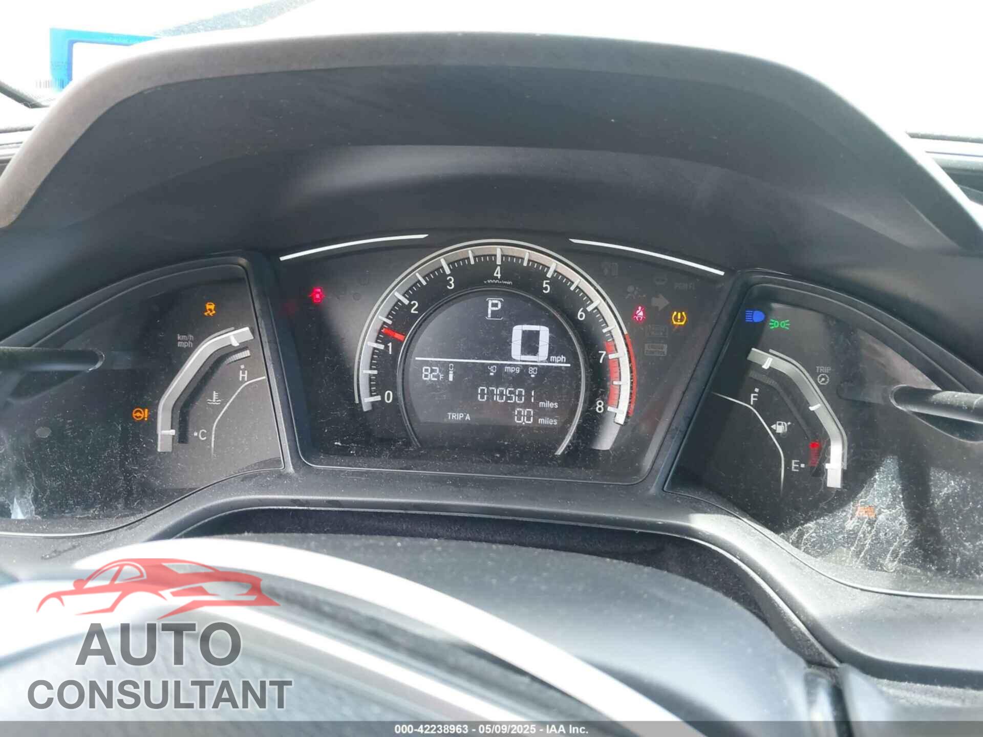 HONDA CIVIC 2017 - 19XFC2F52HE021192