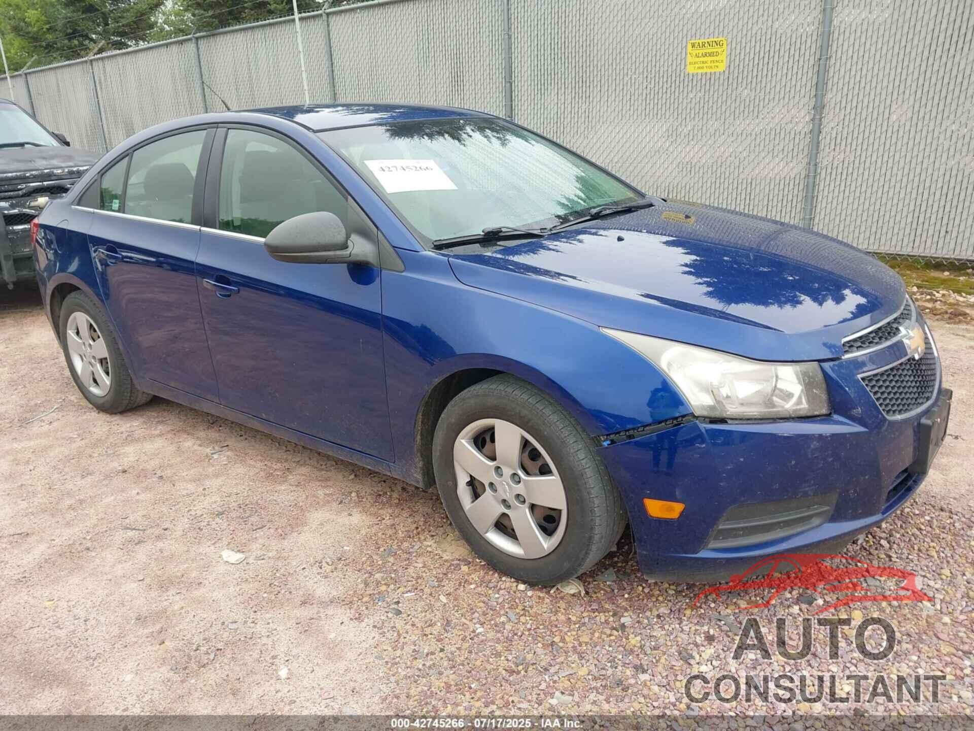CHEVROLET CRUZE 2012 - 1G1PC5SHXC7132077