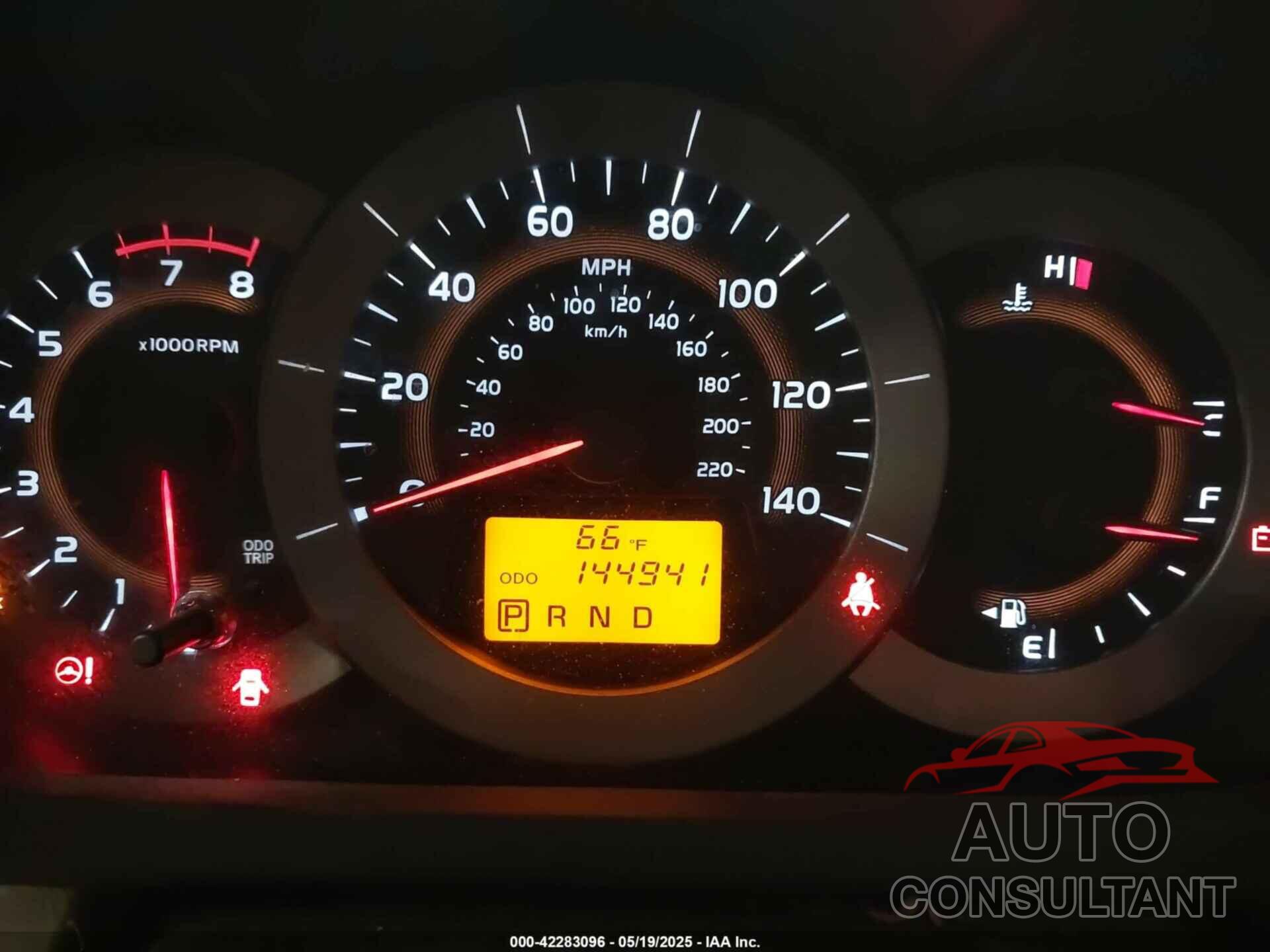 TOYOTA RAV4 2011 - 2T3ZF4DV1BW078644