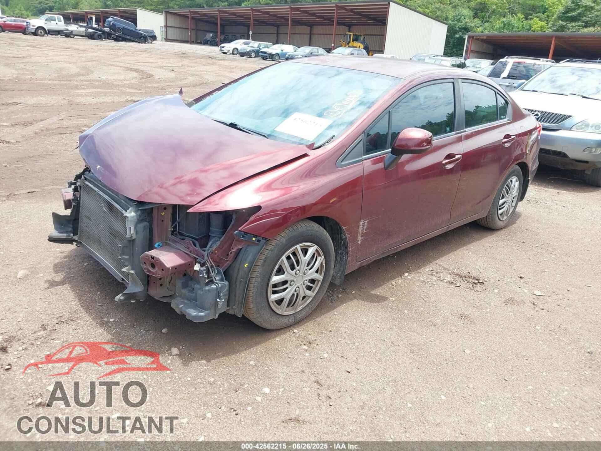 HONDA CIVIC 2012 - 2HGFB2F51CH599818