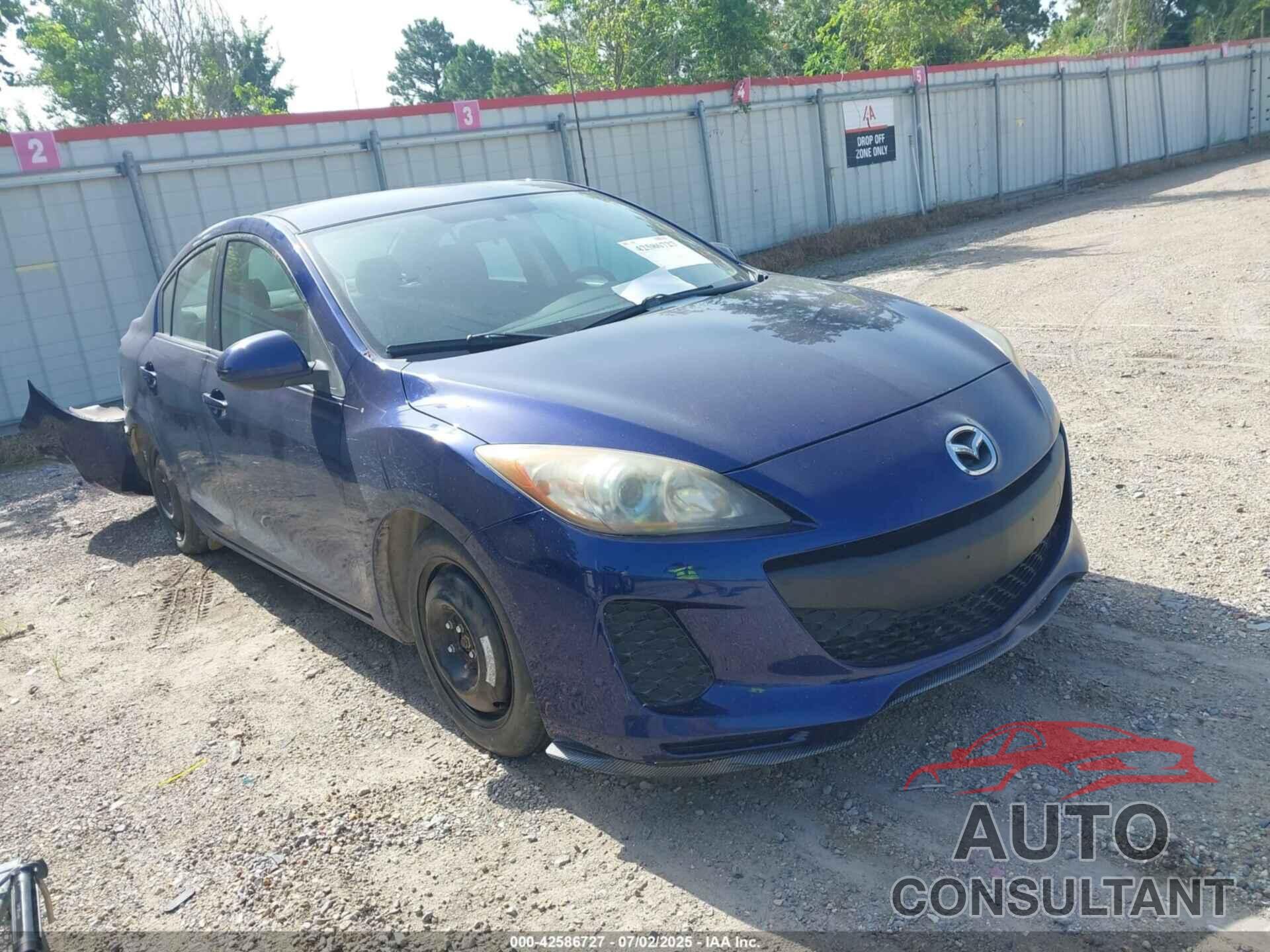 MAZDA MAZDA3 2012 - JM1BL1V75C1686174