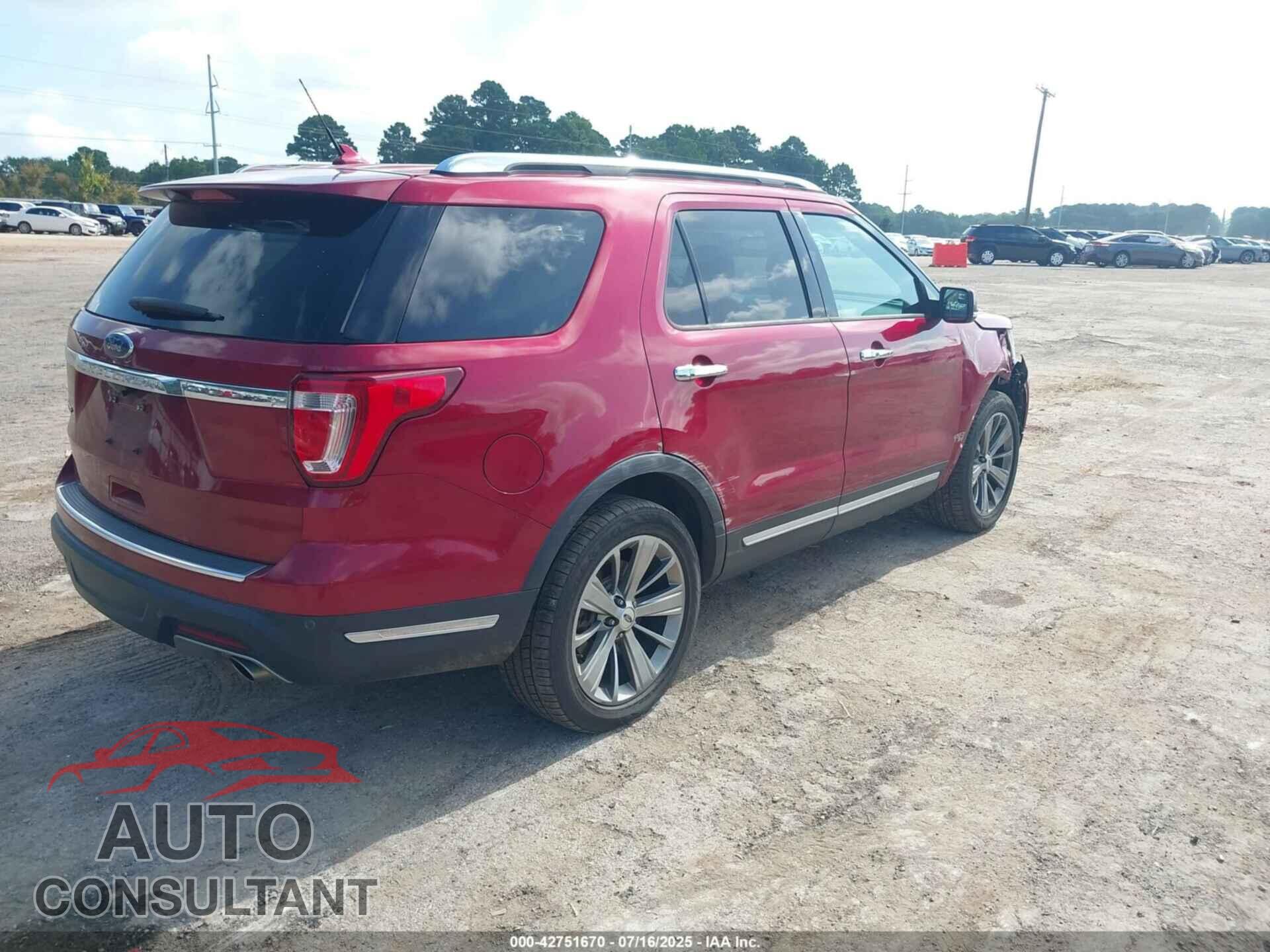 FORD EXPLORER 2018 - 1FM5K7F85JGB35226