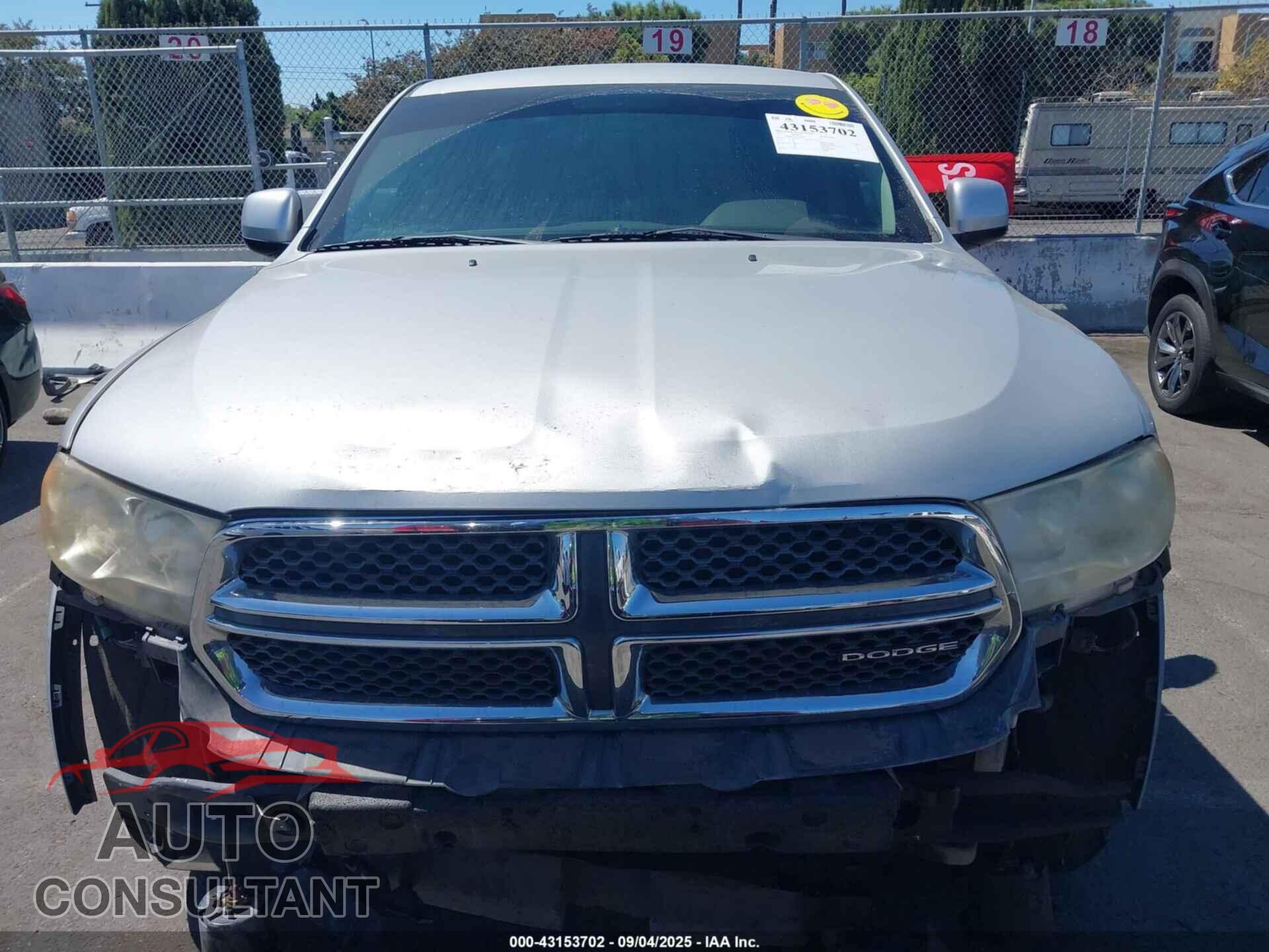 DODGE DURANGO 2012 - 1C4RDHAG1CC197432