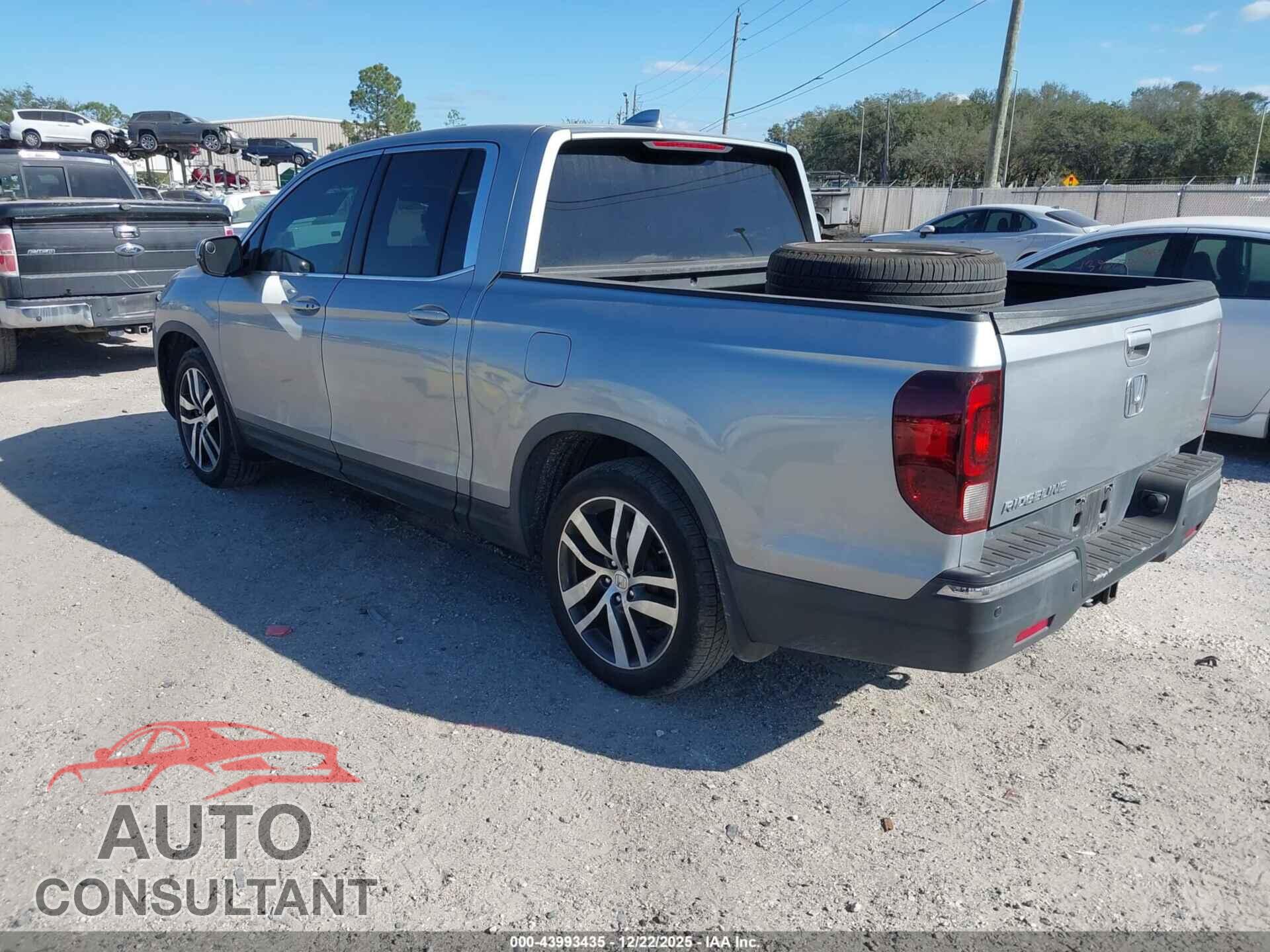 HONDA RIDGELINE 2017 - 5FPYK2F62HB002146