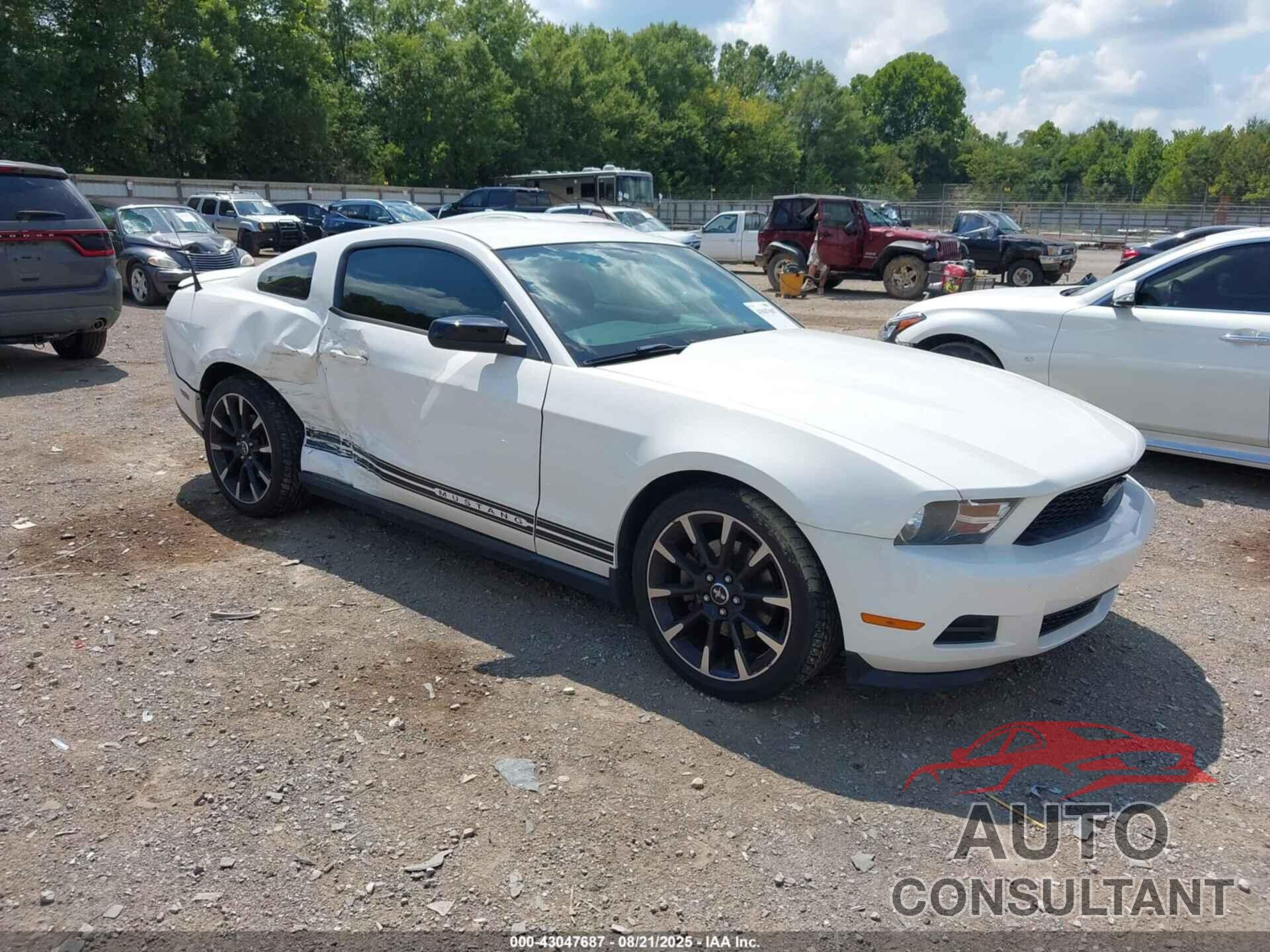 FORD MUSTANG 2012 - 1ZVBP8AM9C5268652