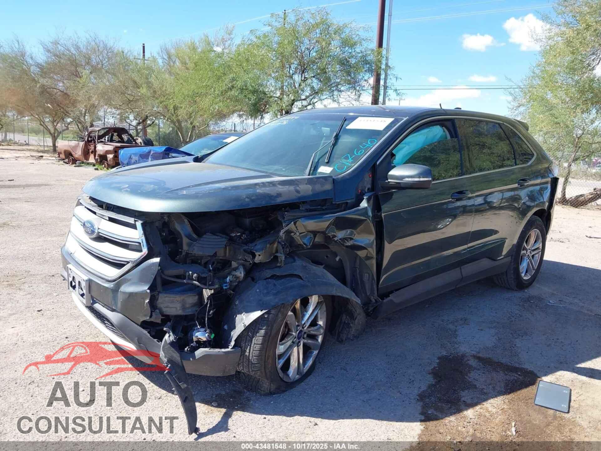 FORD EDGE 2015 - 2FMTK3J90FBC17640