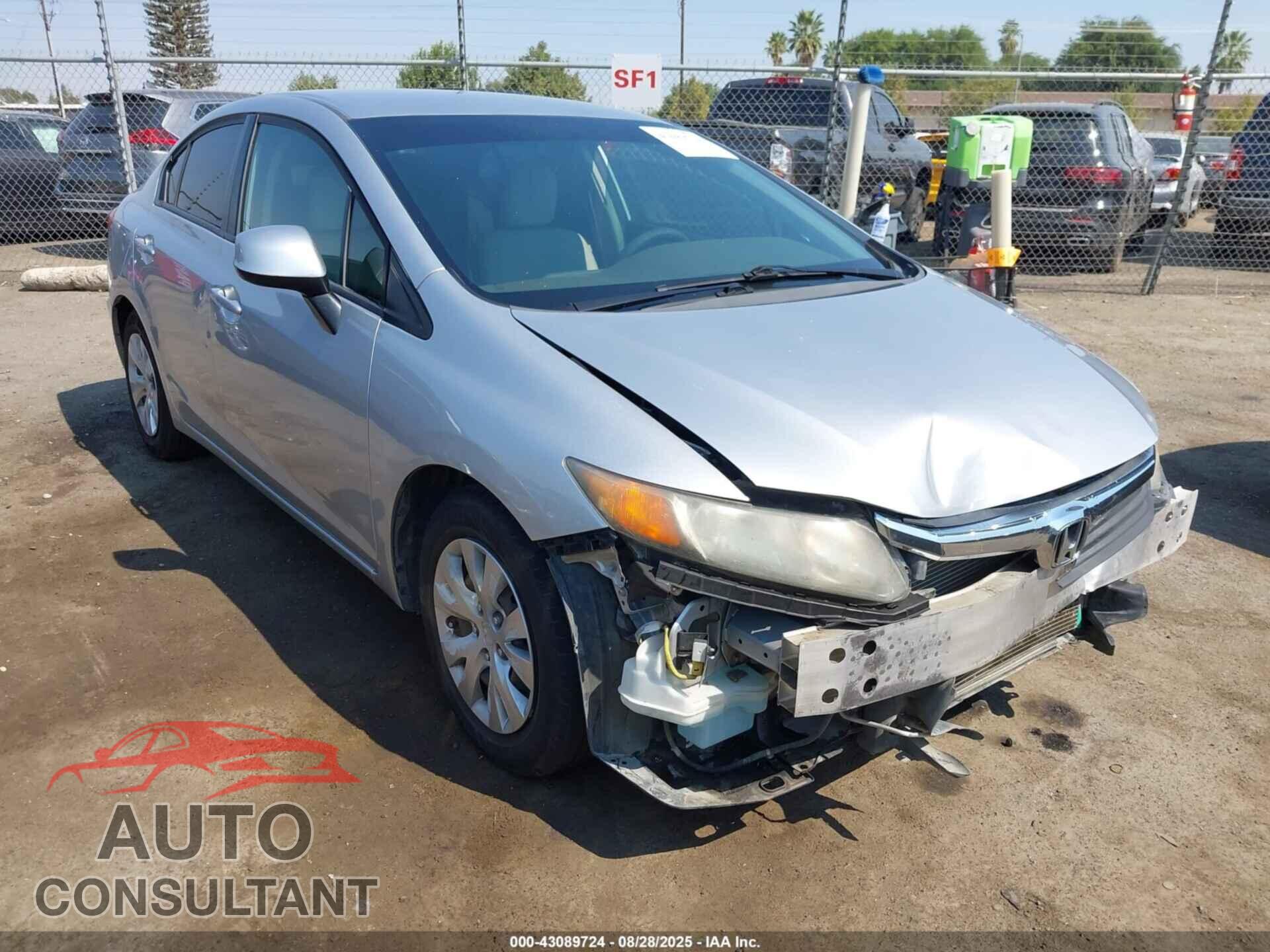HONDA CIVIC 2012 - 2HGFB2F57CH588810