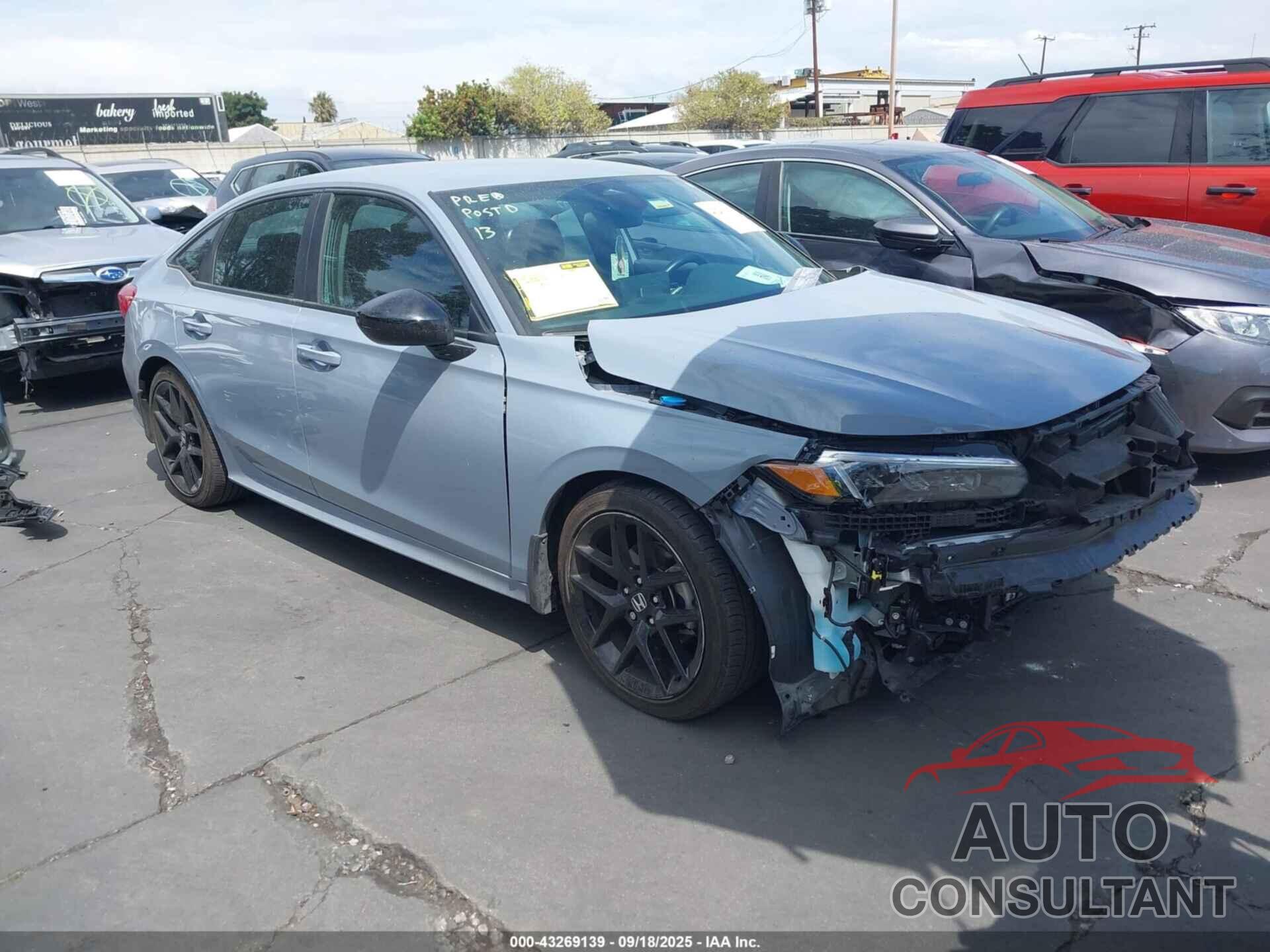 HONDA CIVIC 2022 - 2HGFE2F58NH608315