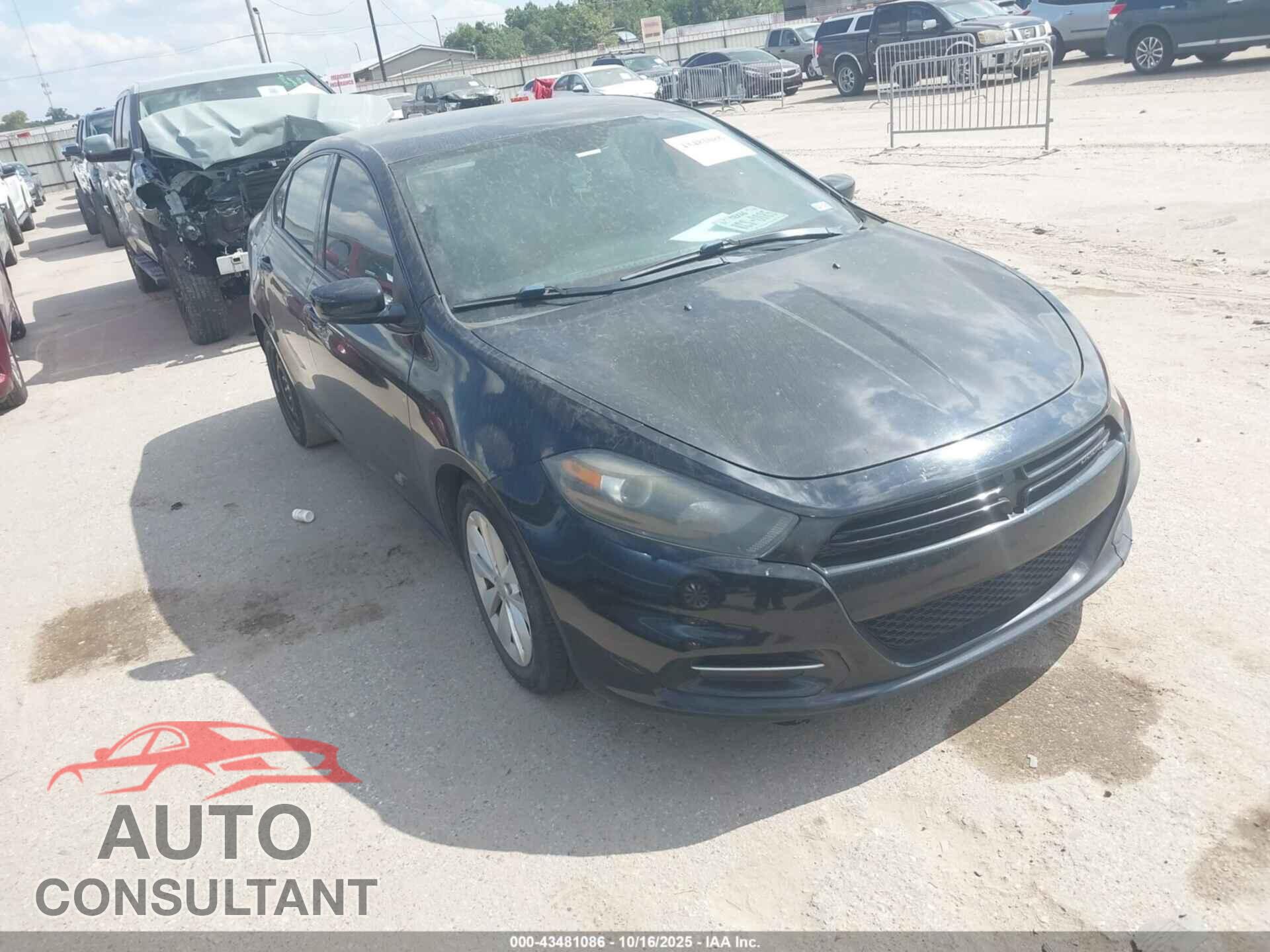 DODGE DART 2014 - 1C3CDFBB3ED851748