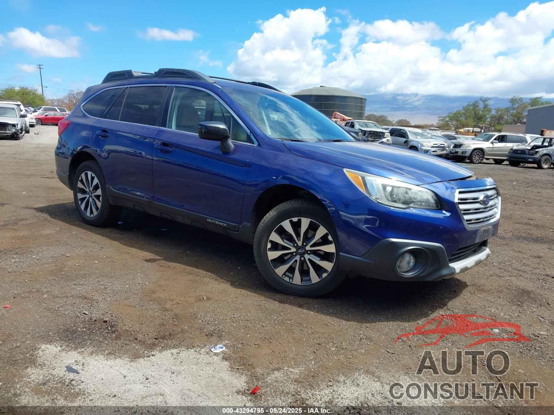 SUBARU OUTBACK 2015 - 4S4BSBNC4F3325979