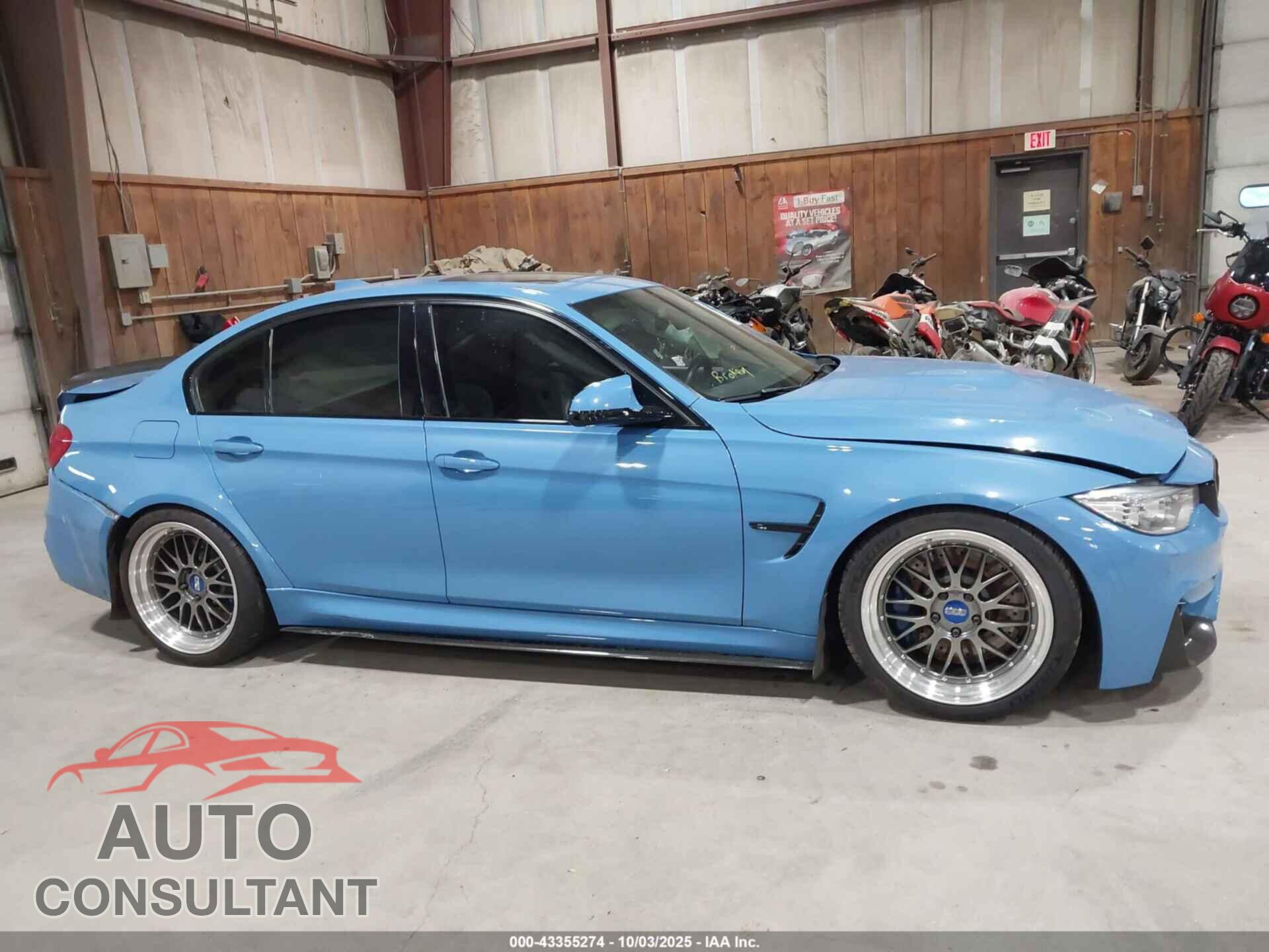 BMW M3 2016 - WBS8M9C53G5G41736
