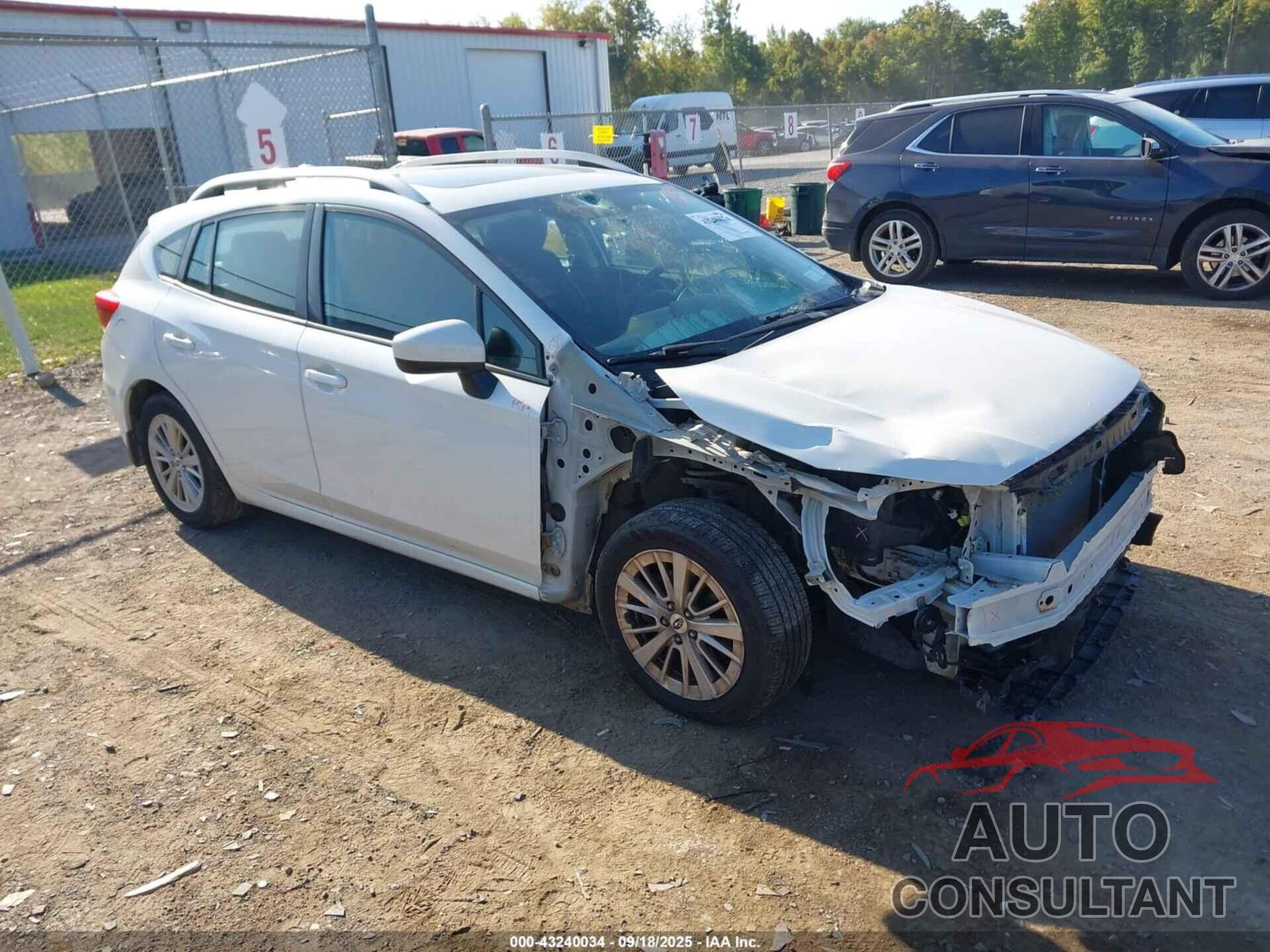 SUBARU IMPREZA 2017 - 4S3GTAB69H3749662