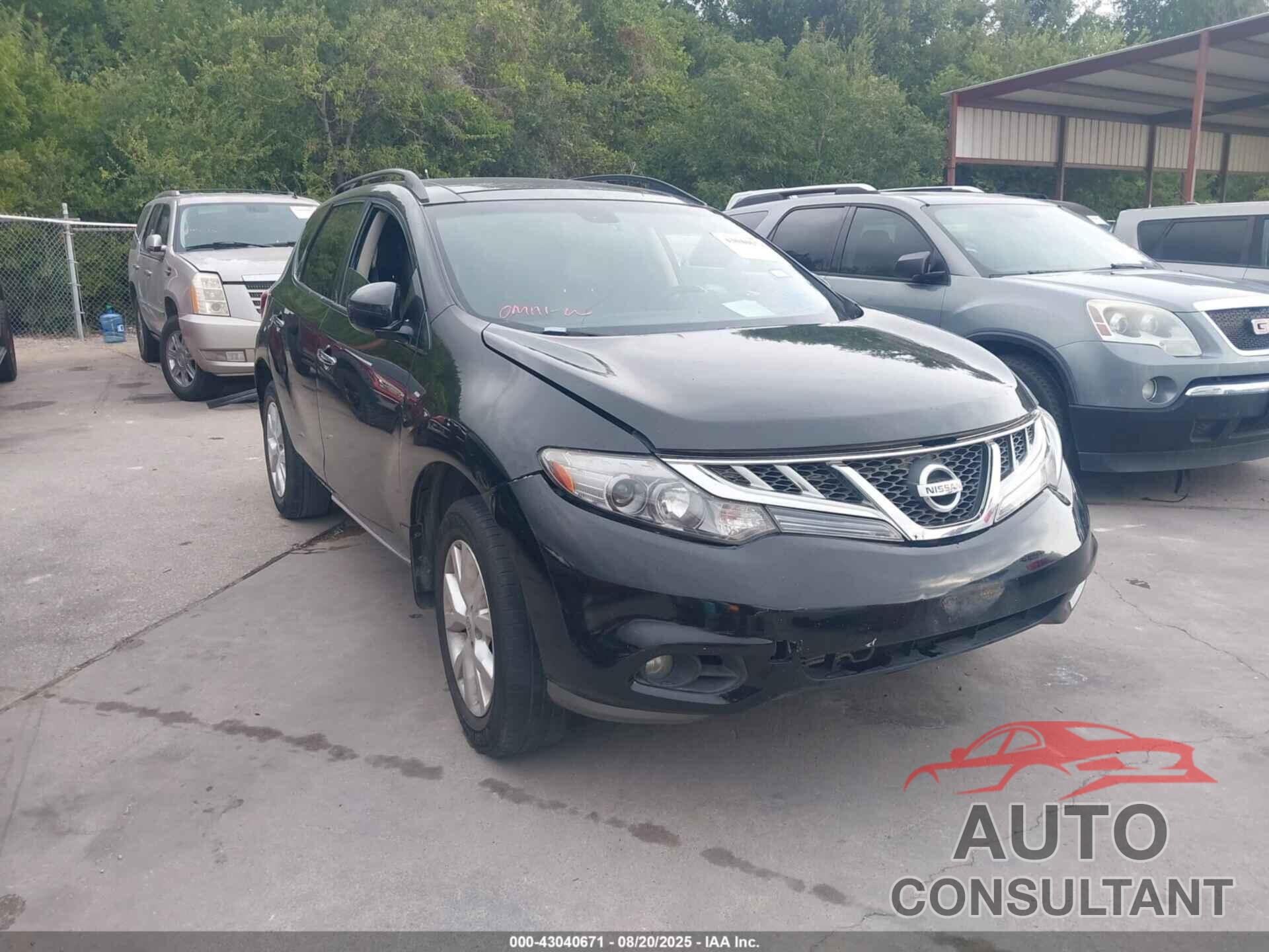 NISSAN MURANO 2013 - JN8AZ1MW1DW303018