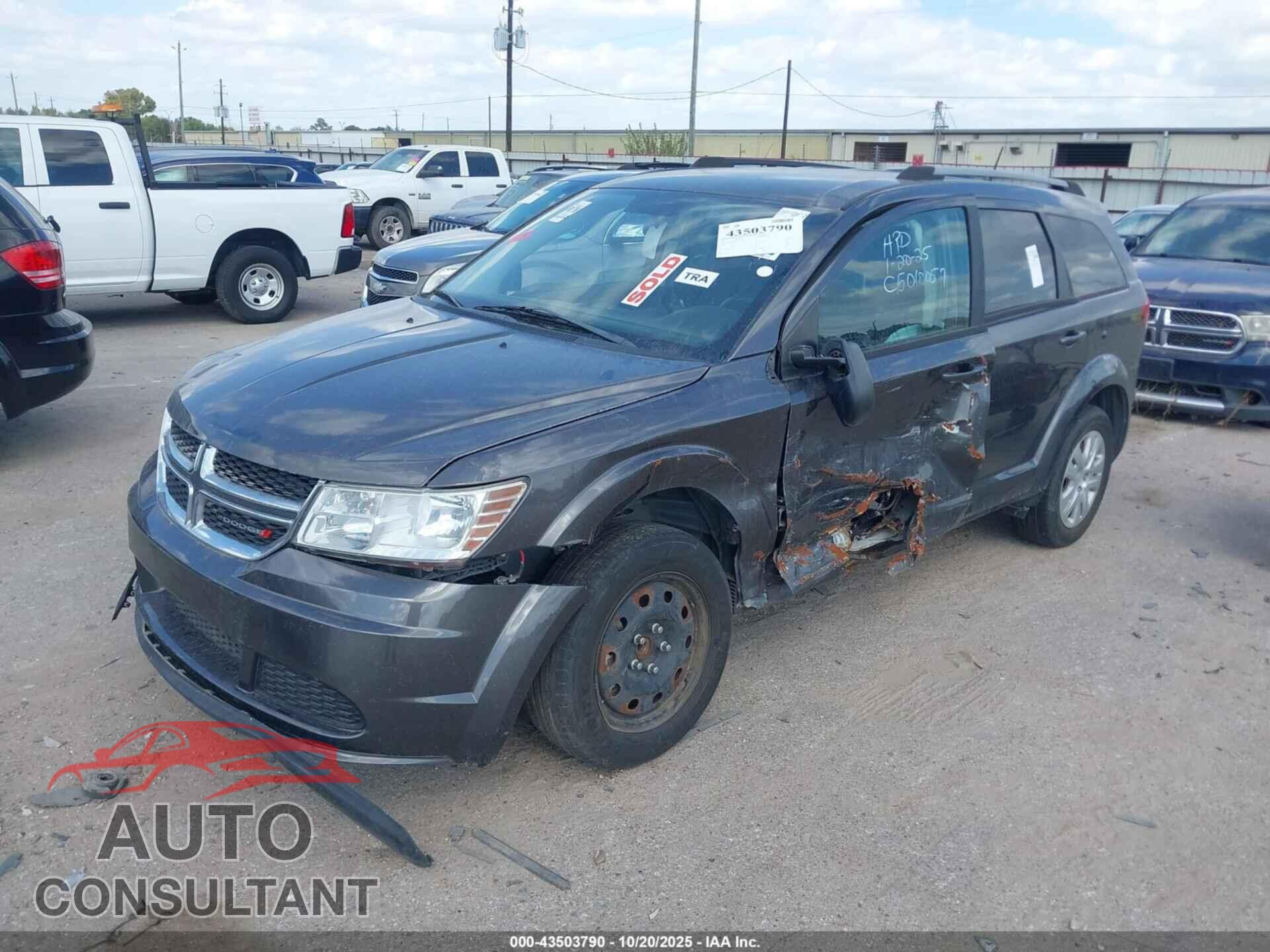 DODGE JOURNEY 2017 - 3C4PDCABXHT598746
